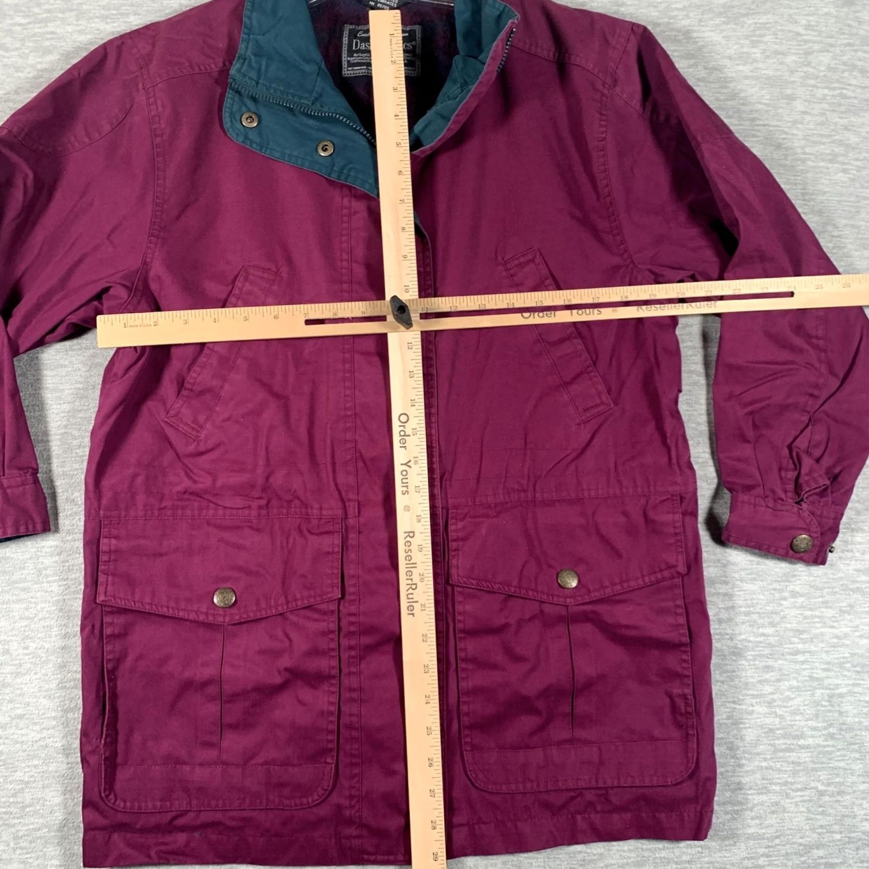 Vintage VINTAGE Dash Classics Coat Womens Small Purple Parka Snap Pockets Outdoor 90s Size S / US 4 / IT 40 - 6 Thumbnail