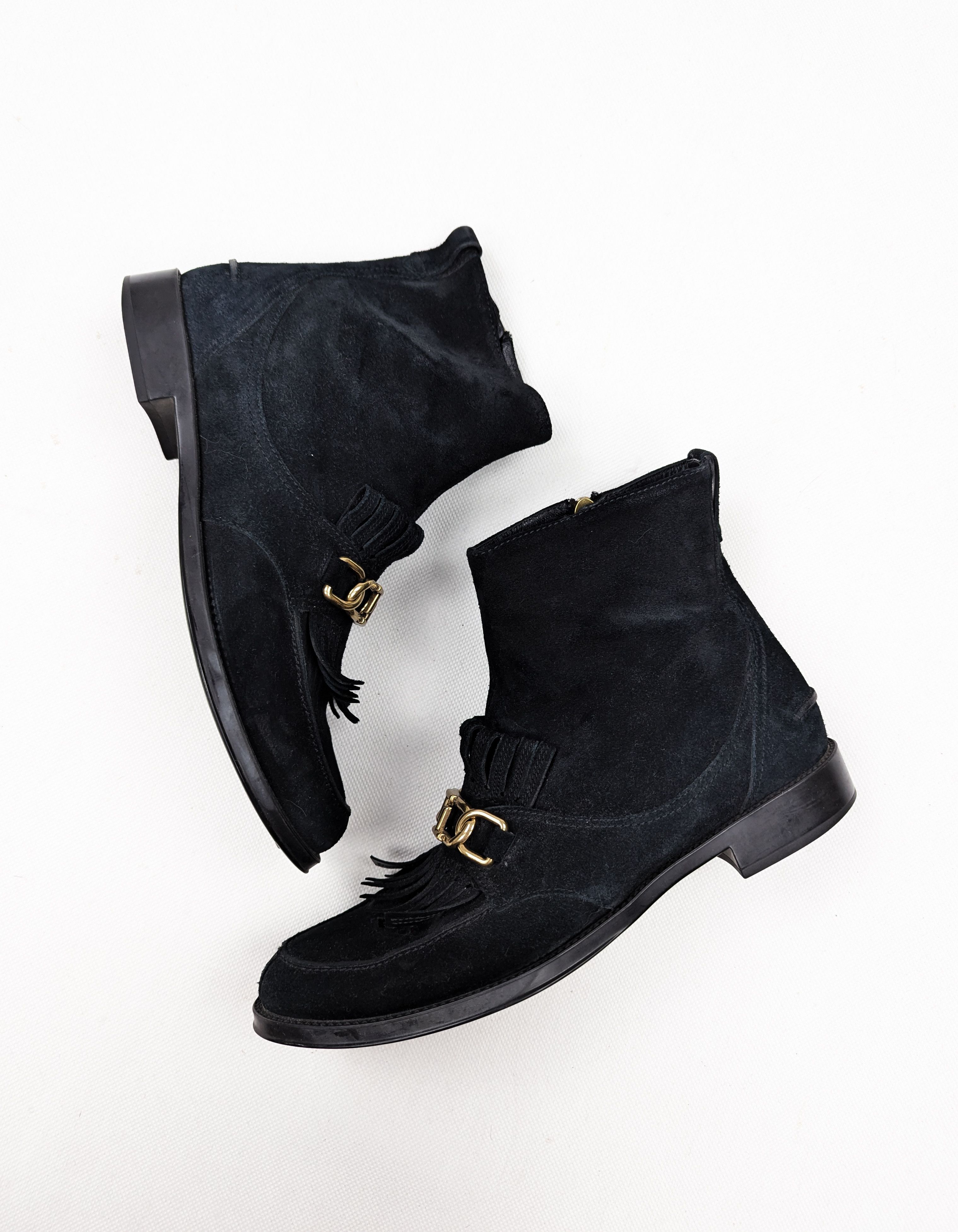 Tod's Tod's frangia leather suede boots 40 Size US 10 / IT 40 - 6 Thumbnail