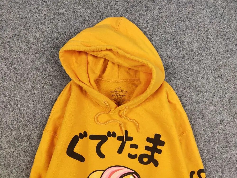Japanese Brand Gudetama Japan Sanrio The Lazy Egg Yellow Hoodie Size US M / EU 48-50 / 2 - 2 Thumbnail