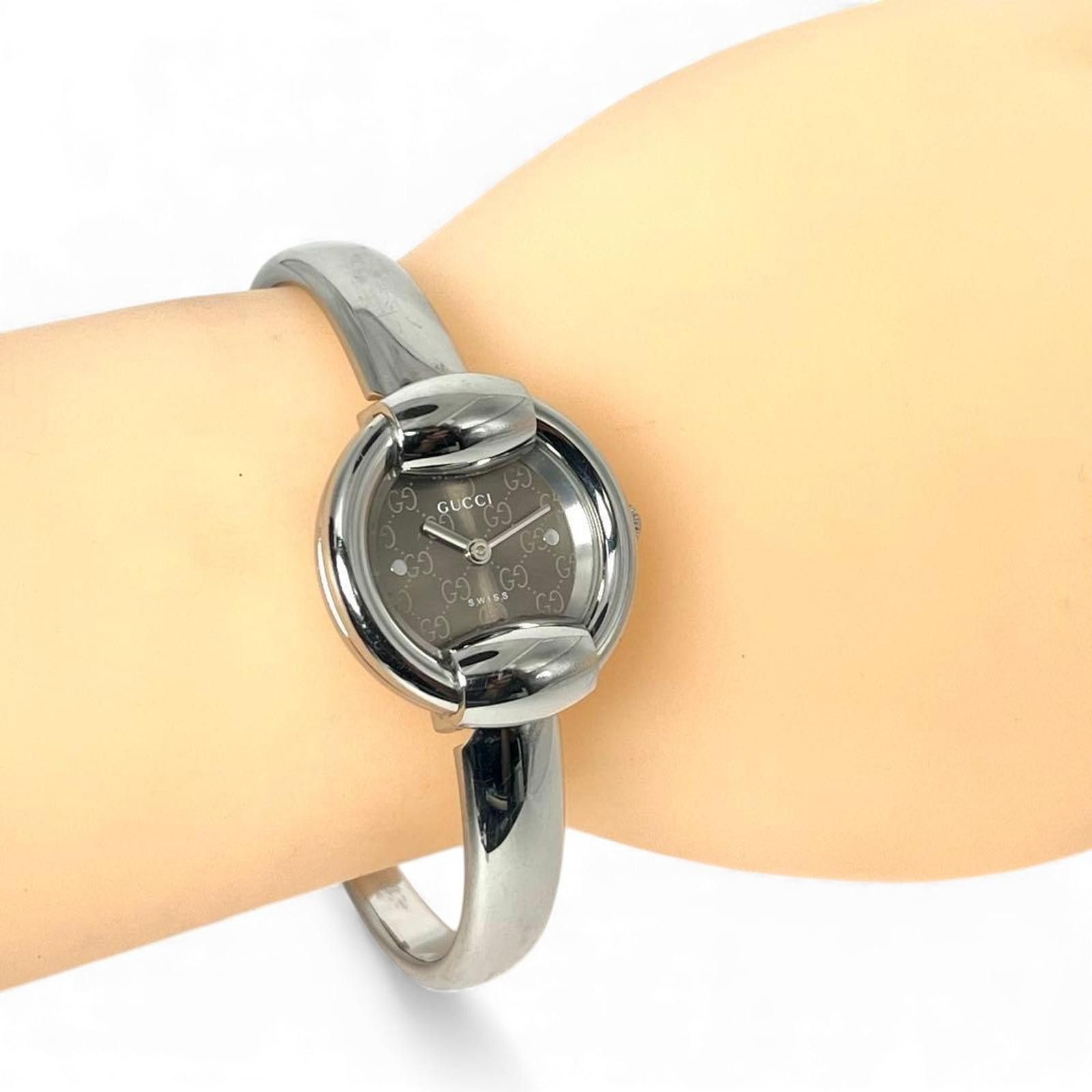 Gucci Gucci - Women's Silver Logo Bracelet Watch Size ONE SIZE - 2 Thumbnail