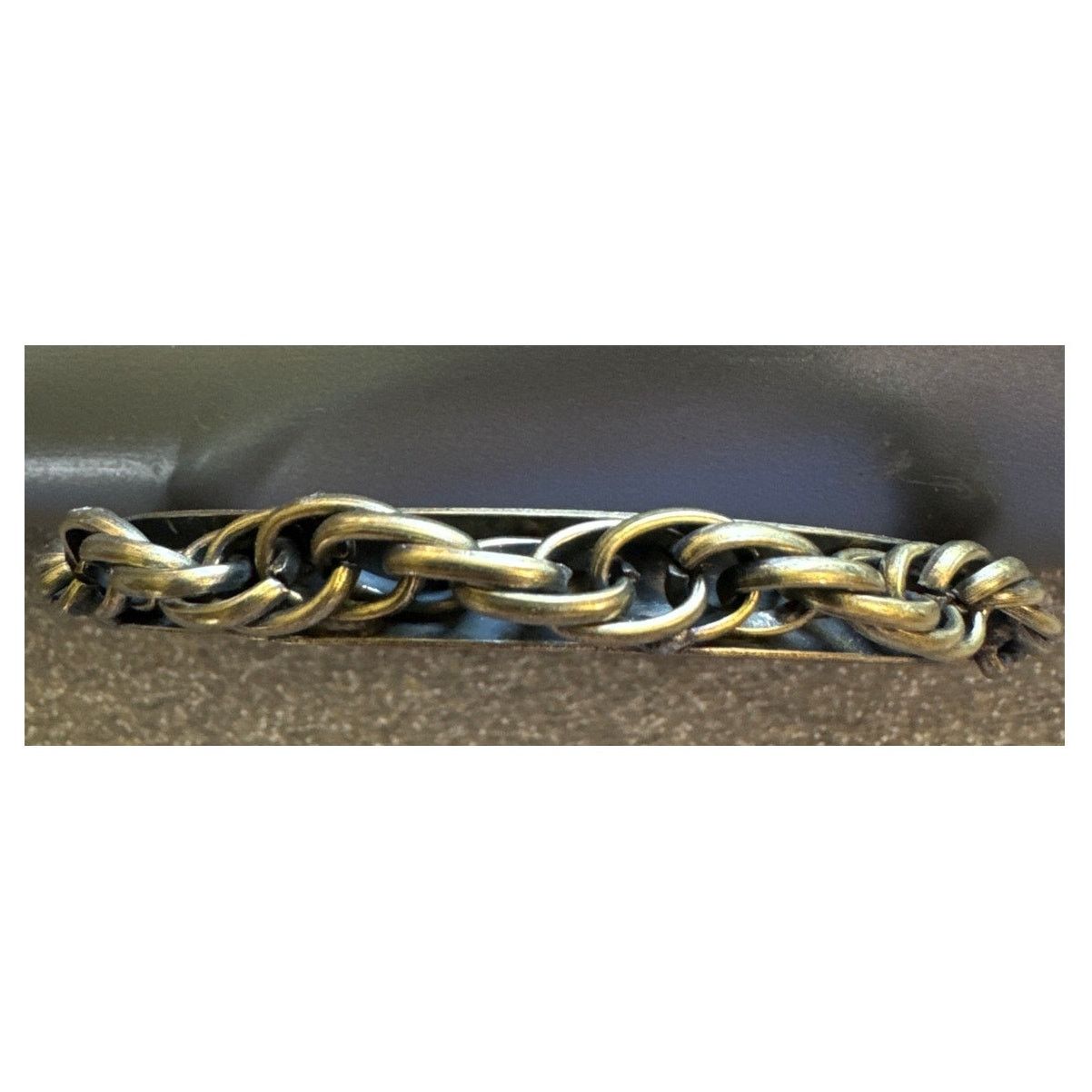 Other Brass Bangle Link Chain Overlay Bracelet Size ONE SIZE - 2 Thumbnail