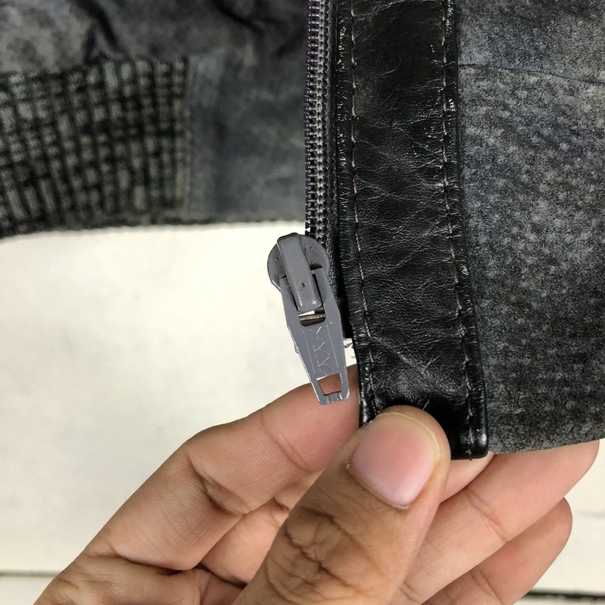 Japanese Brand 🔥VINTAGE GENUINE LEATHER JACKET BLANKET MACY’S BRAZIL Size US M / EU 48-50 / 2 - 18 Thumbnail