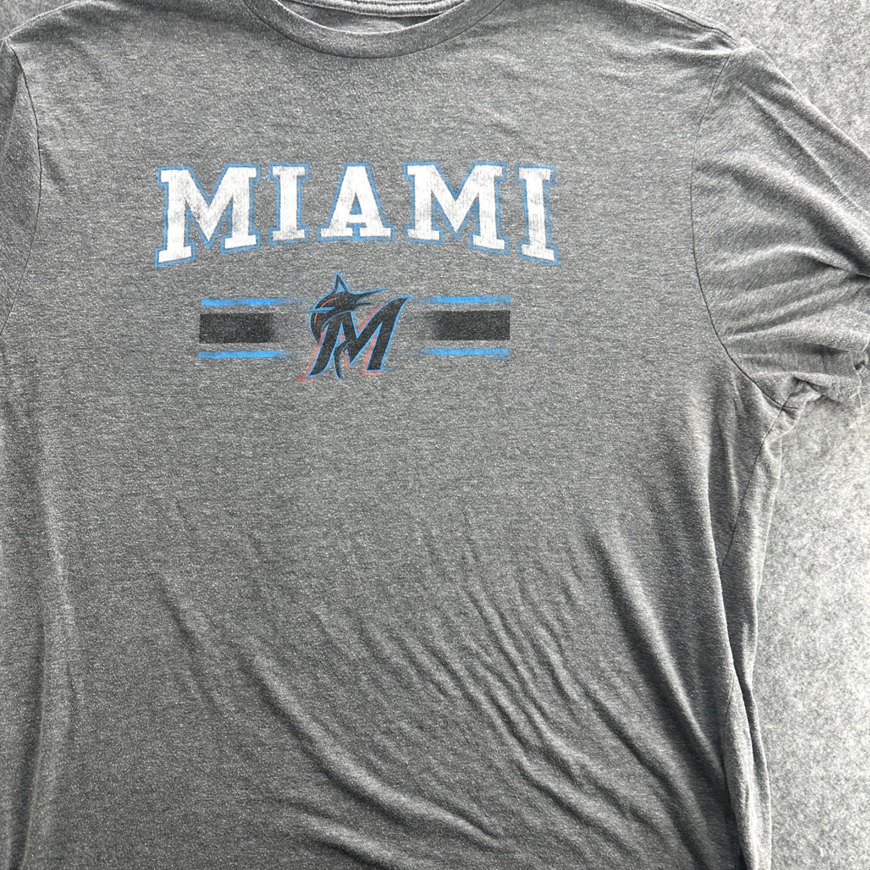 Other Miami Marlins Shirt Mens 2XL Gray MLB Baseball Tee Genuine Merchandise Size US XXL / EU 58 / 5 - 3 Thumbnail