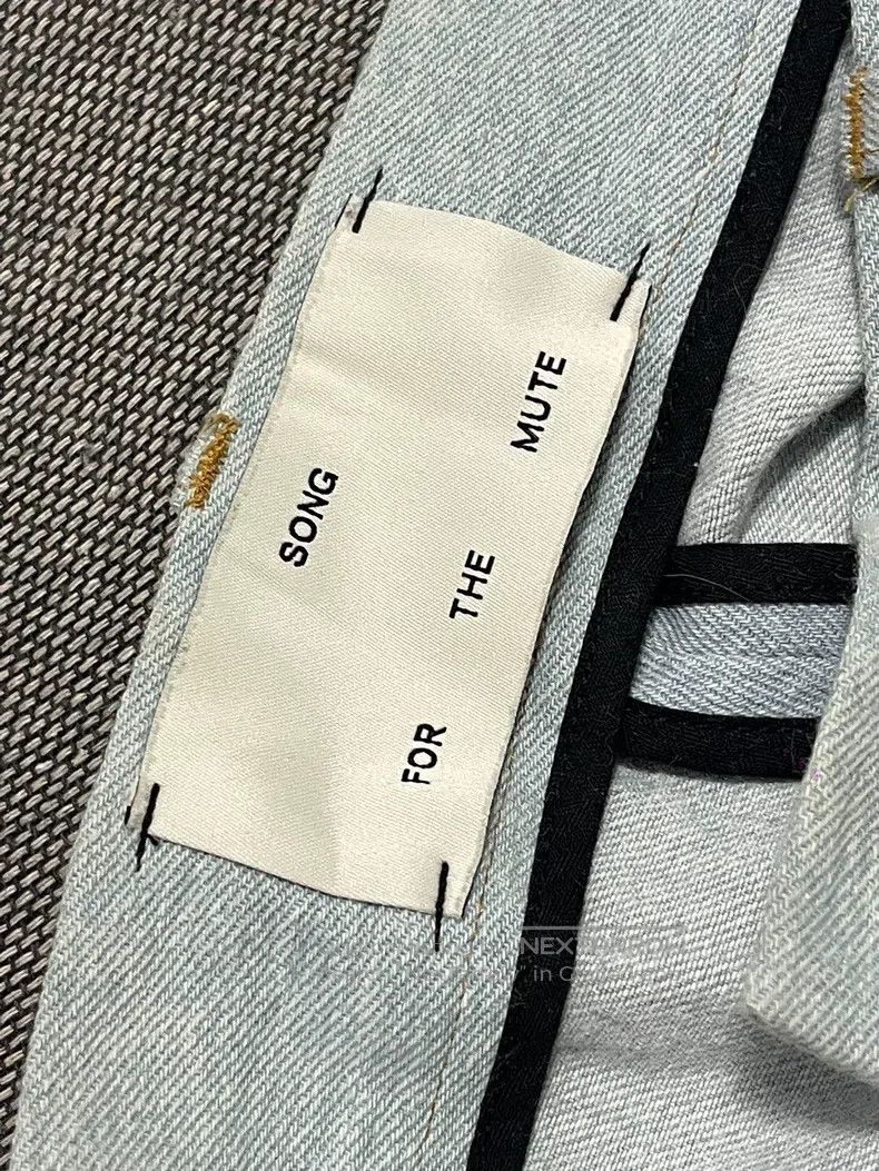 Song For The Mute SONG FOR THE MUTE Chain key straight-leg pants Size US 34 / EU 50 - 5 Thumbnail