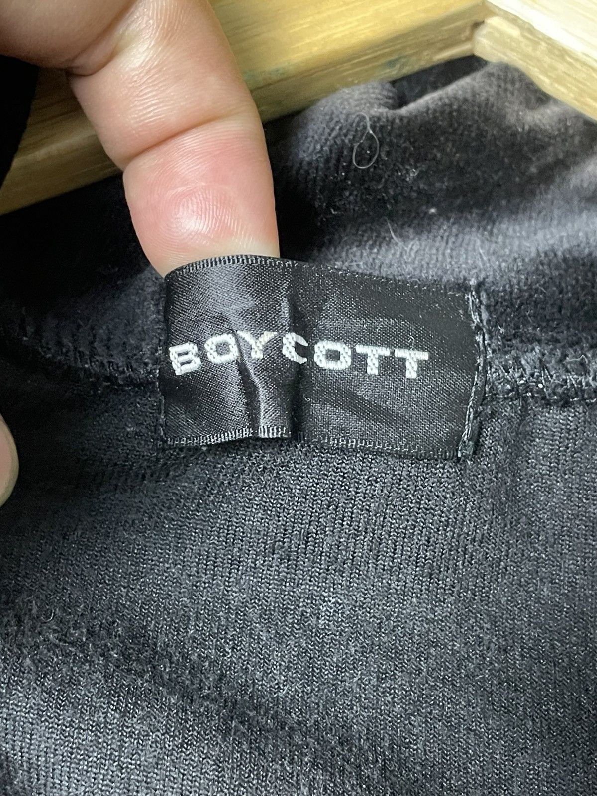 Boycott × Seditionaries × Vintage BOYCOTT Men’s Velvet Zip-up Jacket (84) Size US XXS / EU 40 - 7 Thumbnail