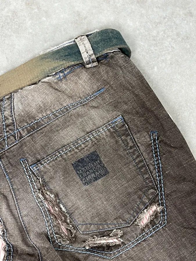 Marithe + Francois Girbaud SS2006 Marithé + François Girbaud Grey Faded Relaxed Pants Size US 30 / EU 46 - 9 Thumbnail