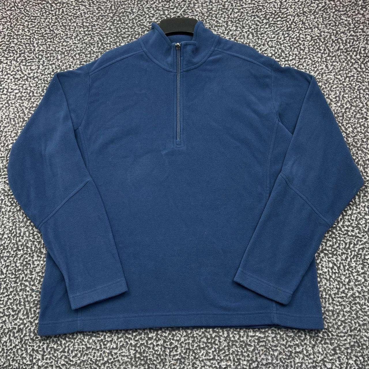 Lands' End Lands' End Sweatshirt Polartec Half Zip Mock Neck Fleece L Size US L / EU 52-54 / 3 - 1 Thumbnail