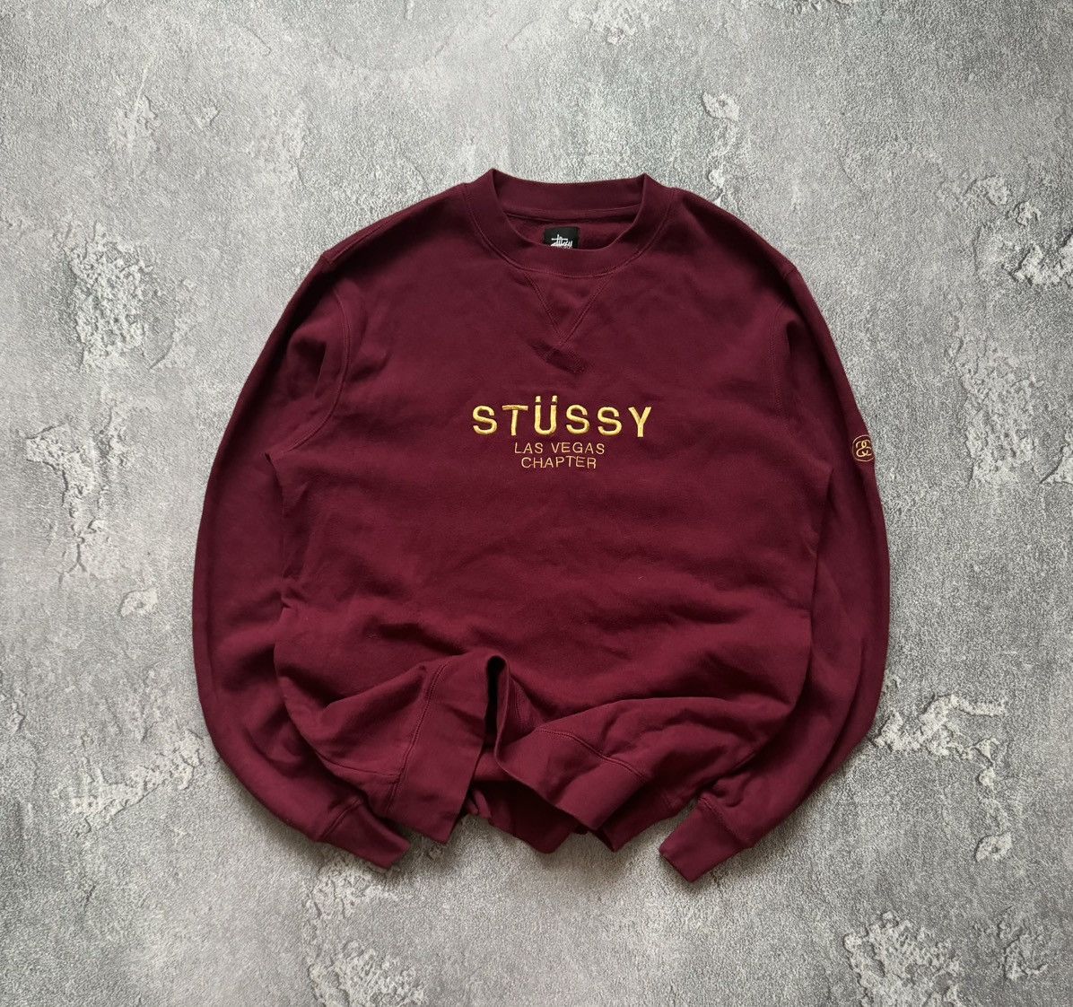 Stussy × Vintage Stussy M big logo Las Vegas sweatshirt long sleeve sweater Size US M / EU 48-50 / 2 - 1 Thumbnail