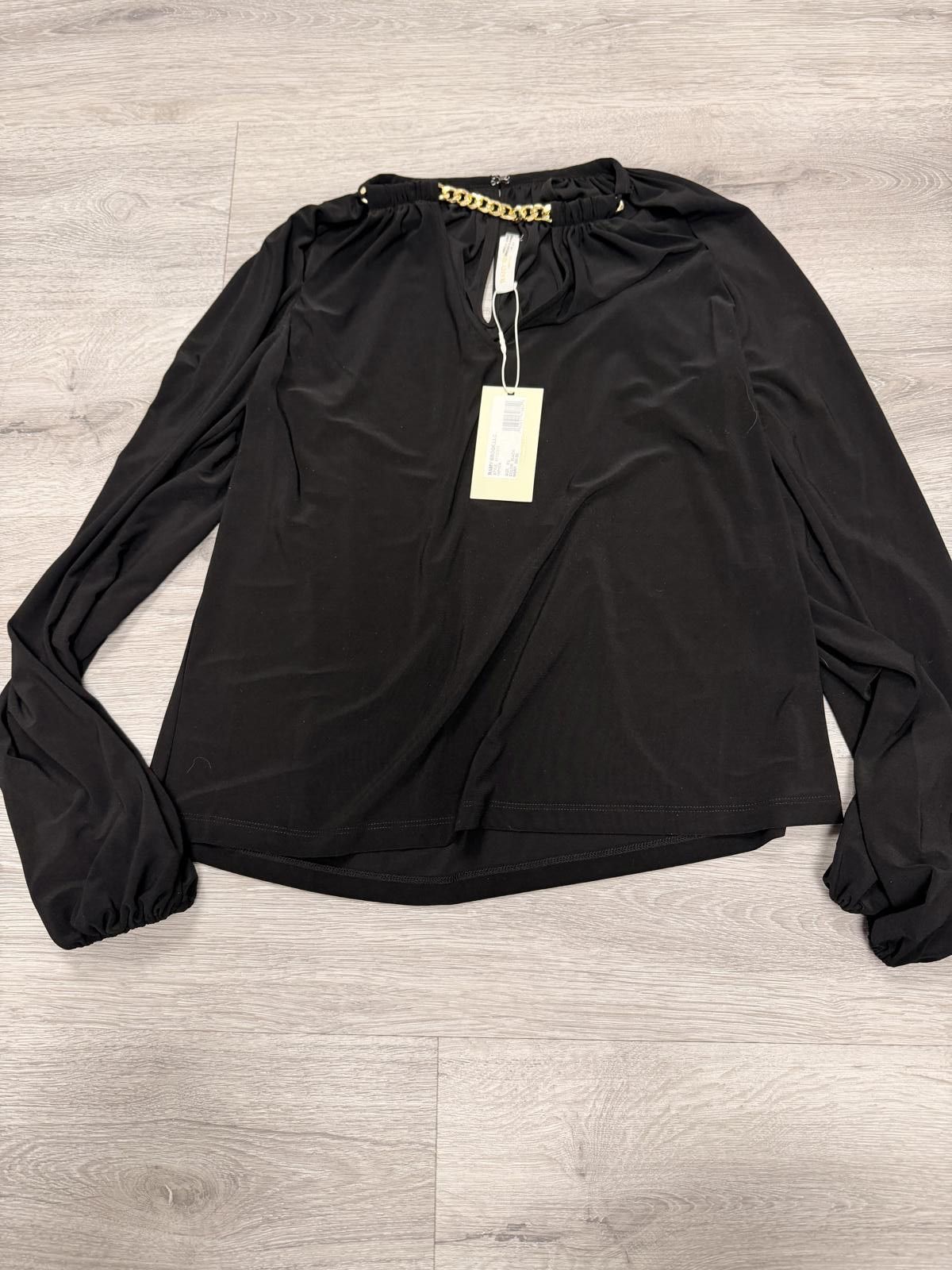 Other Ramy Brook Varinda Black Top with Chain Detail Size XS / US 0-2 / IT 36-38 - 2 Thumbnail