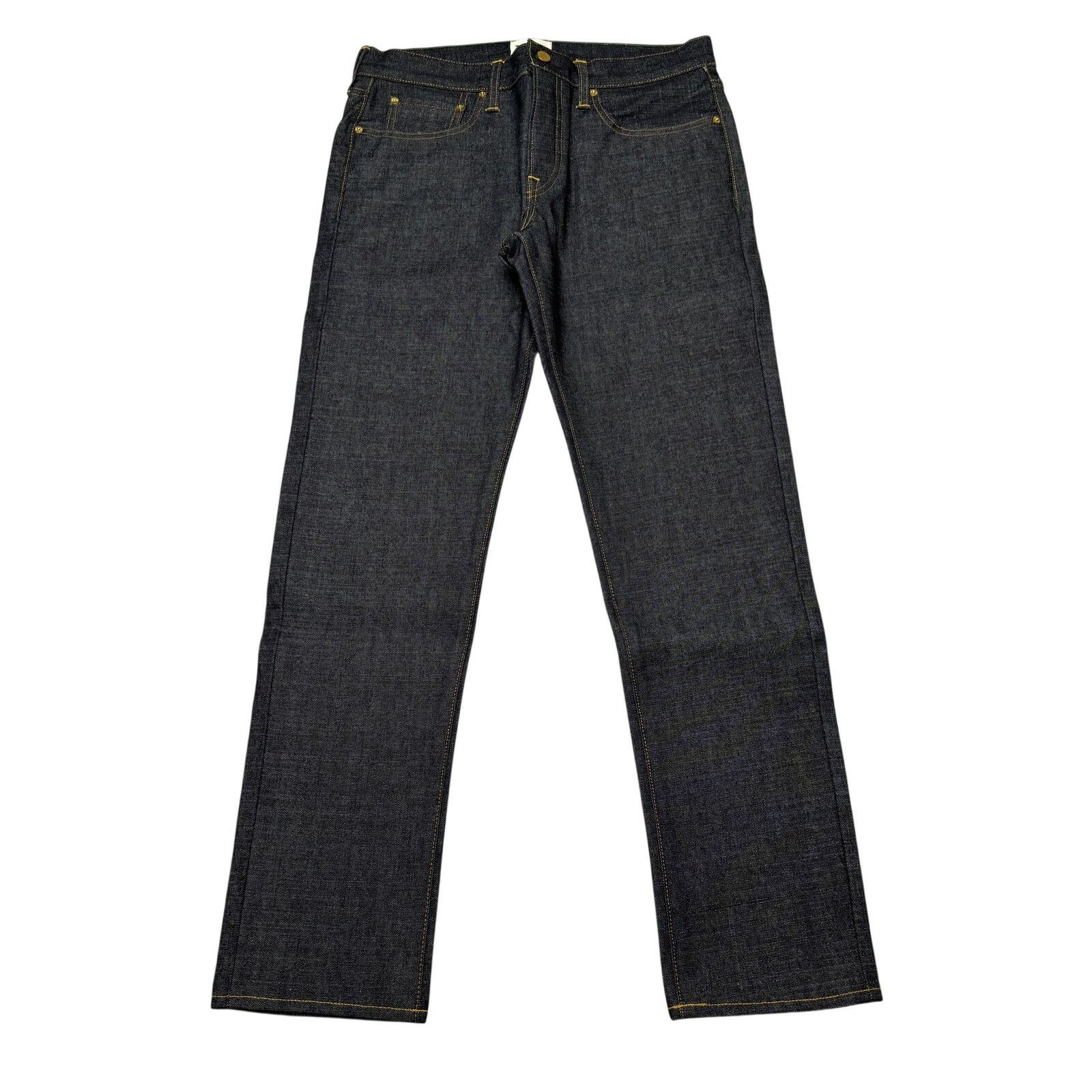 Sid Mashburn $295 Sid Mashburn Japanese Selvedge Rigid Denim 34x32 Jeans Size US 34 / EU 50 - 1 Thumbnail