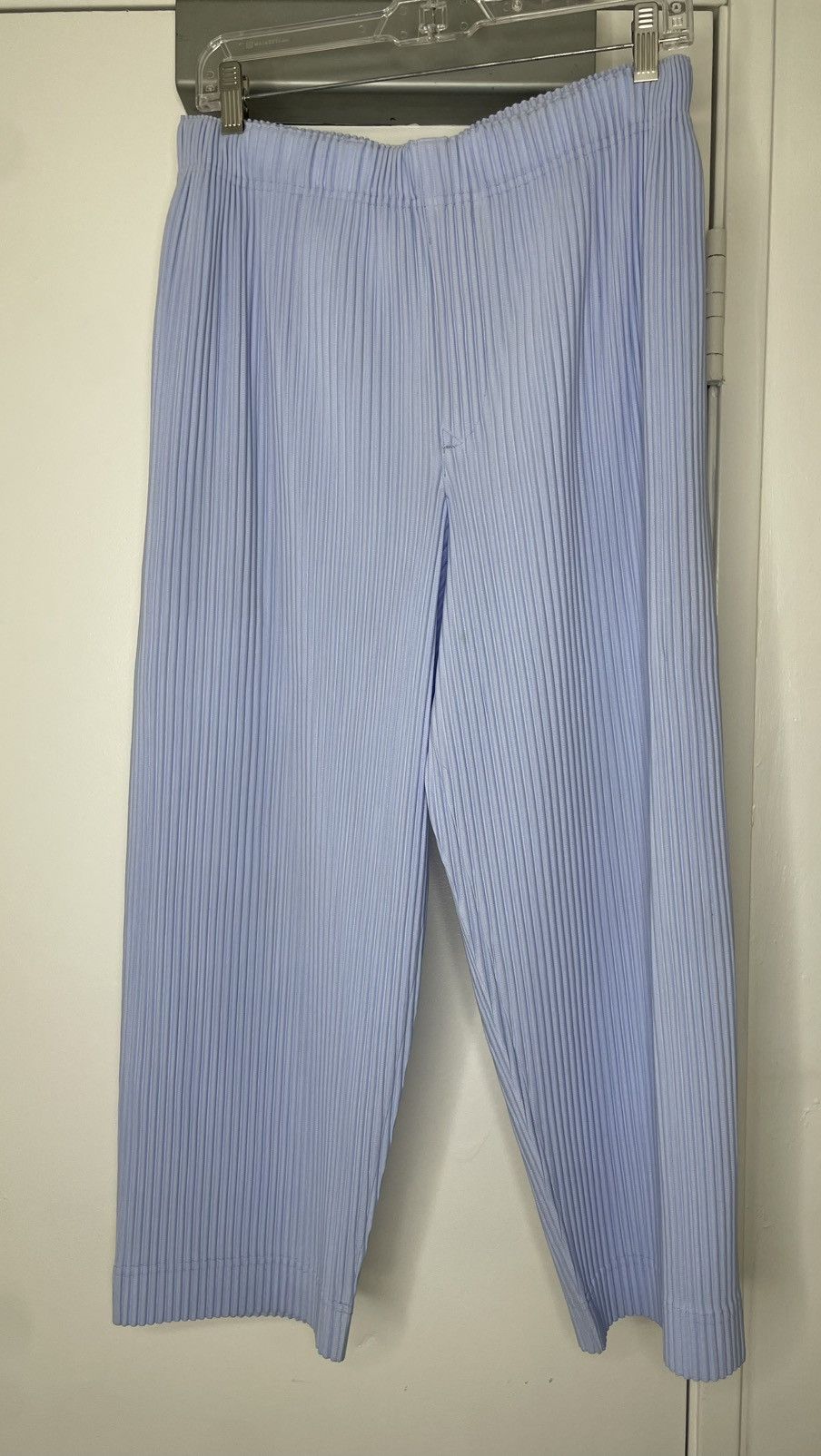 Homme Plisse Issey Miyake Homme Plisse Issey Miyake Blue Trouser Size 26" / US 2 / IT 38 - 1 Thumbnail