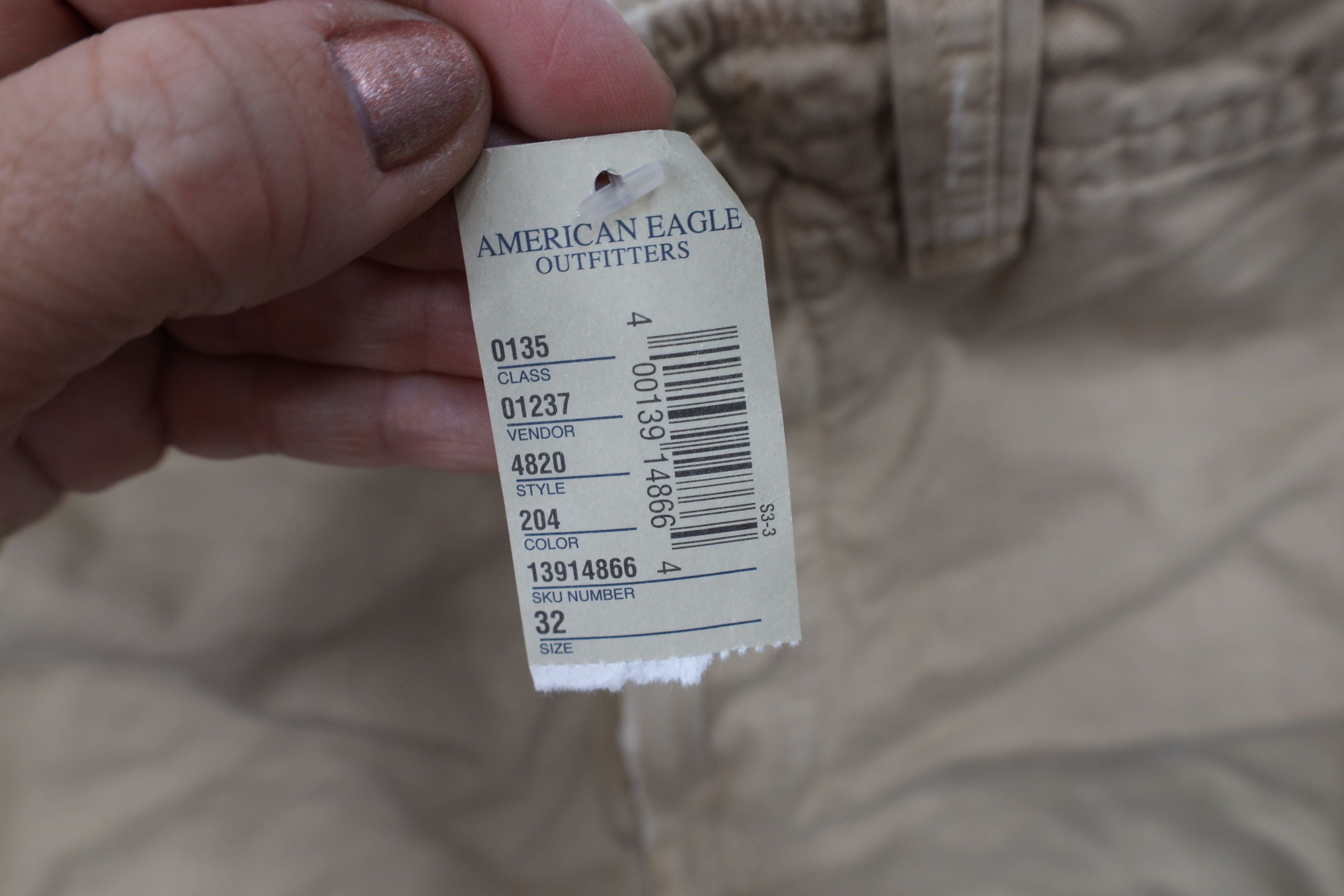 American Eagle Outfitters Deadstock Vintage Y2K American Eagle Outfitters GI Shorts Size US 32 / EU 48 - 6 Thumbnail