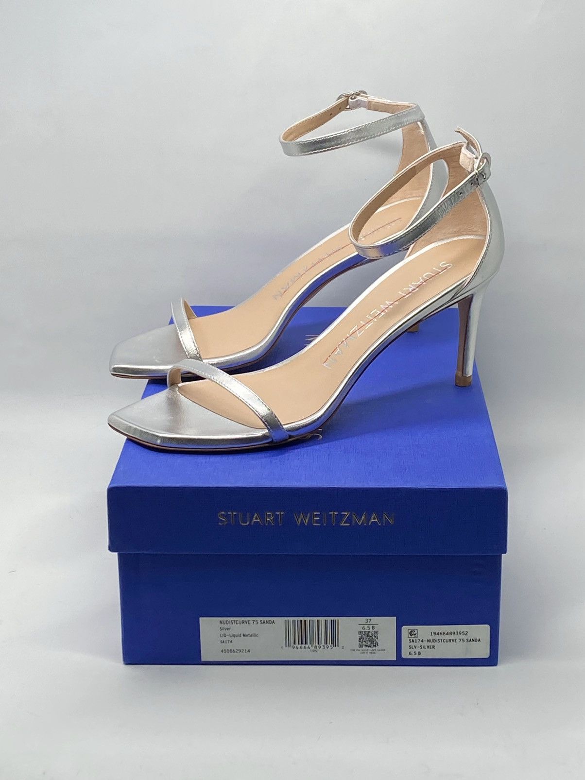 Stuart Weitzman Stuart Weitzman Metallic Leather Sandals size 6.5 Size US 6.5 / IT 36.5 - 9 Thumbnail