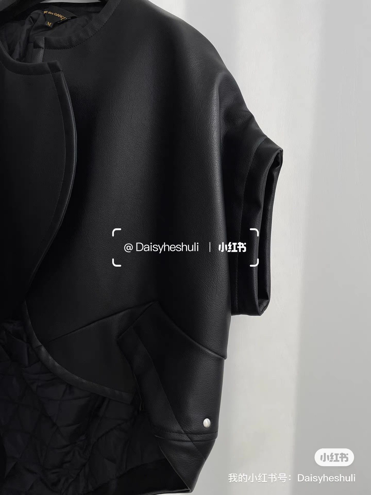 Comme des Garcons Comme des Garçons Irregular Quilted Leather Jacket Ｑ24 Size M / US 6-8 / IT 42-44 - 3 Thumbnail