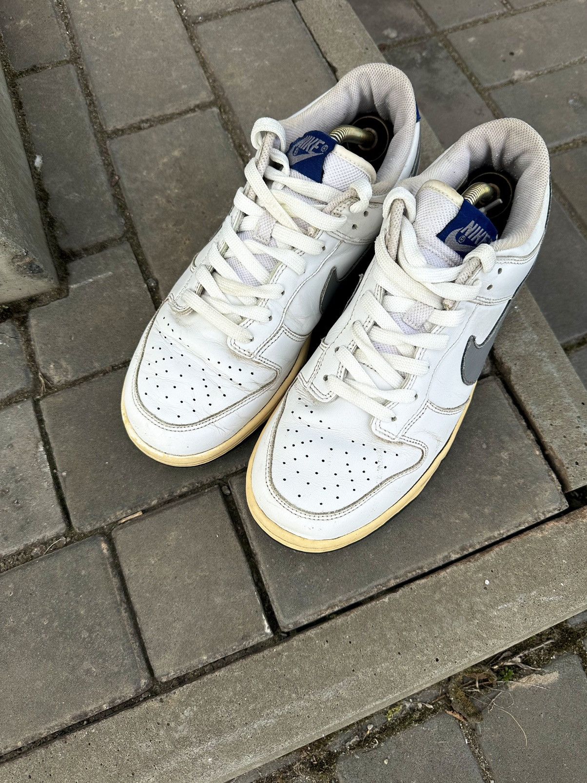 Nike × Vintage Vintage Nike Dunk Low Metallic Silver Blue US 9 Size US 9 / EU 42 - 3 Thumbnail