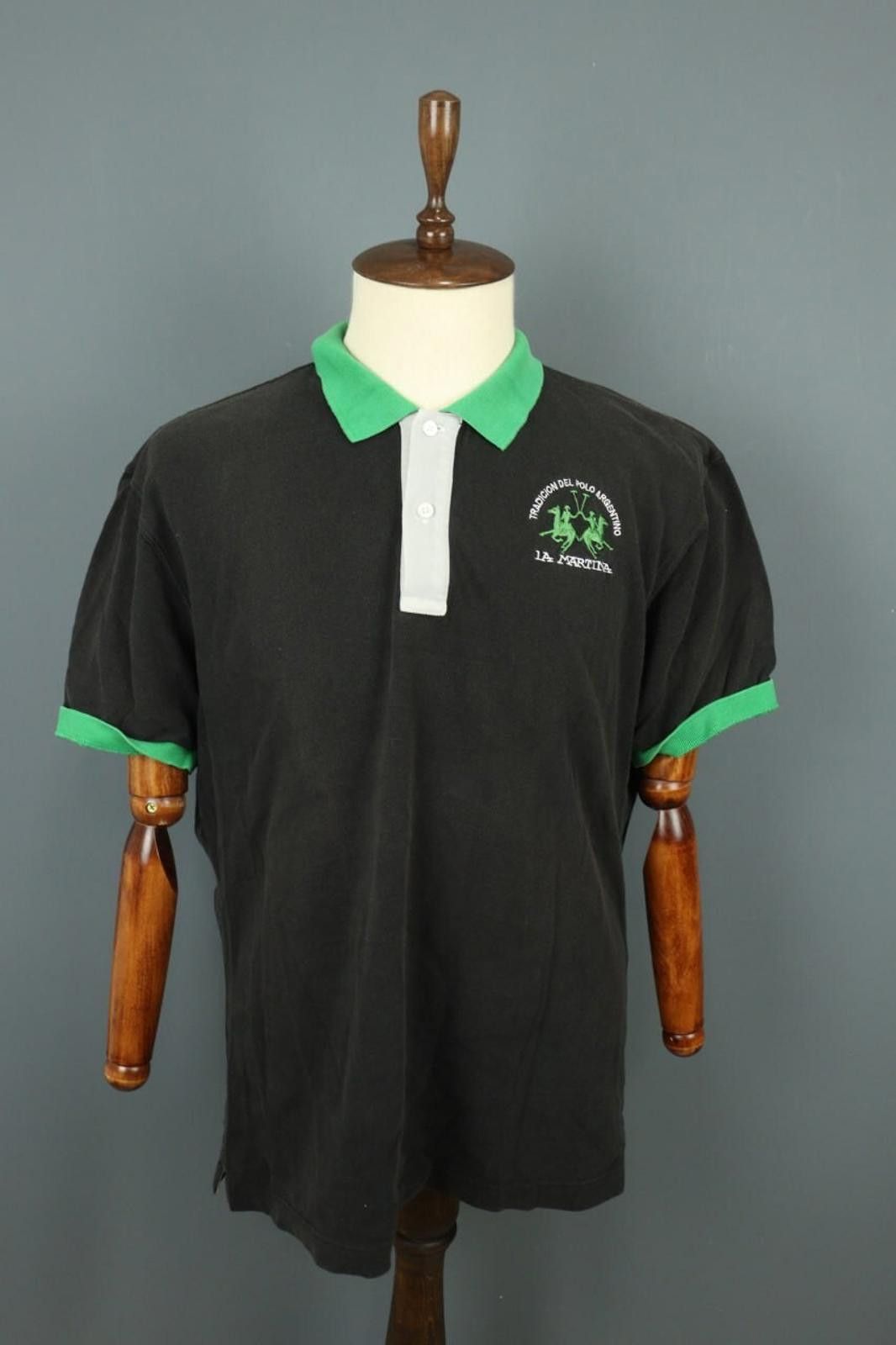 La Martina La Martina Buenos Aires Blue Polo Shirt Size 2XL Size US XXL / EU 58 / 5 - 1 Thumbnail