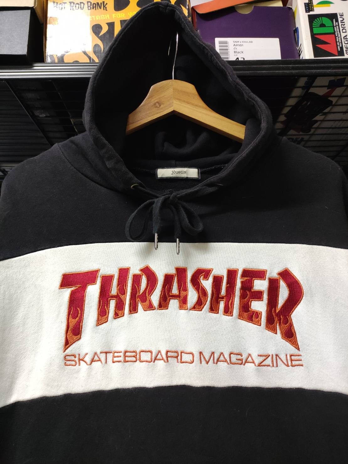 Thrasher Rare Thrasher x Jouetie Flame Logo Hoodie Grailed