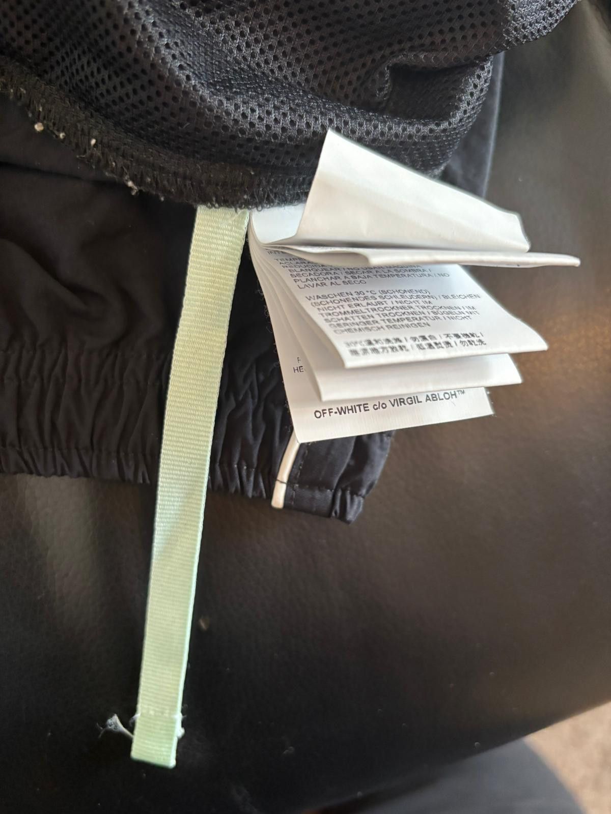 OFF White Black Track Pants