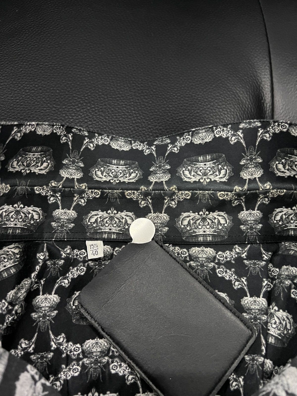 Dolce & Gabbana Dolce & Gabbana Crown Print Shirt Size US XXS / EU 40 - 11 Thumbnail