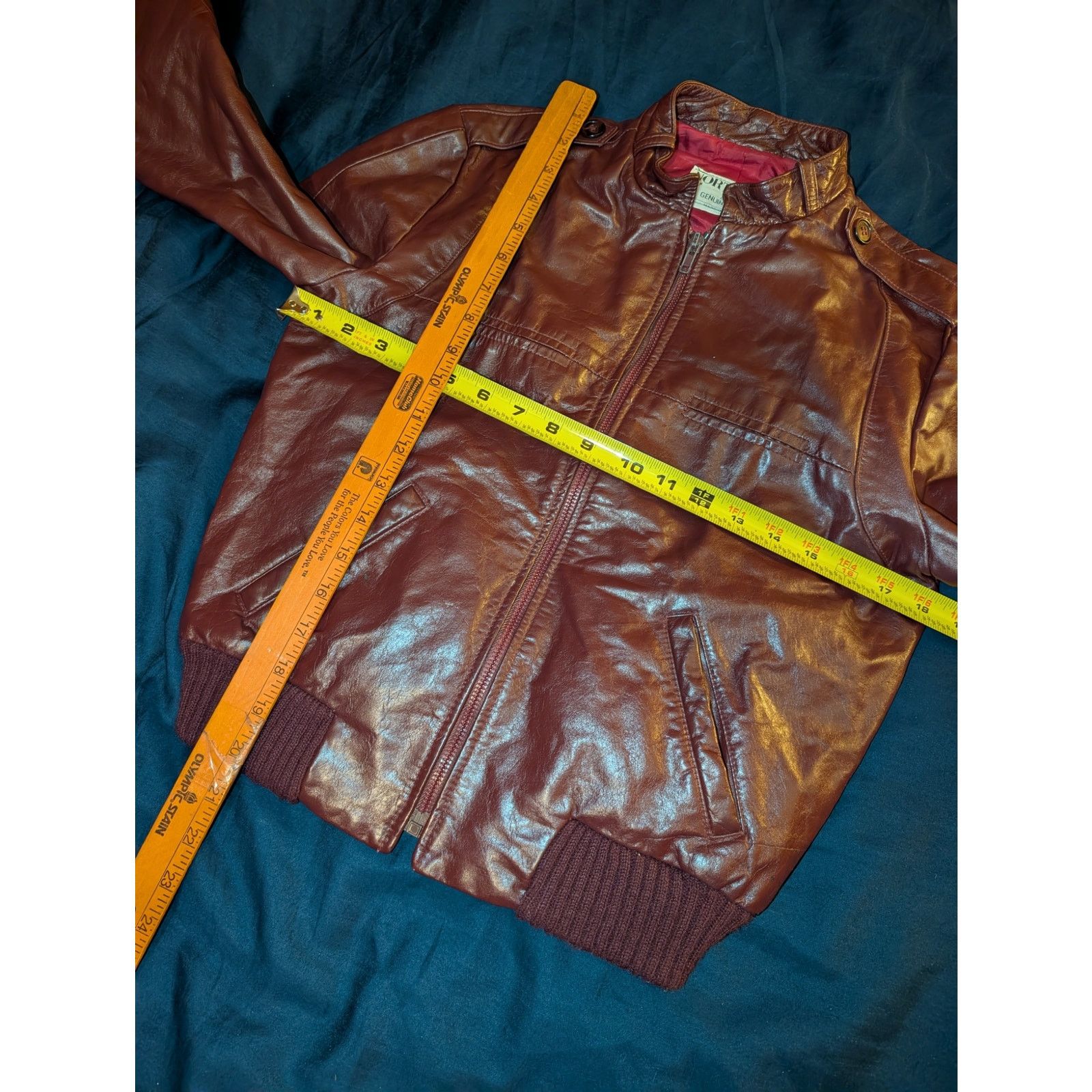 Members Only Vintage Northside Fashions Leather Jacket Women's Small USA Size XS / US 0-2 / IT 36-38 - 4 Thumbnail