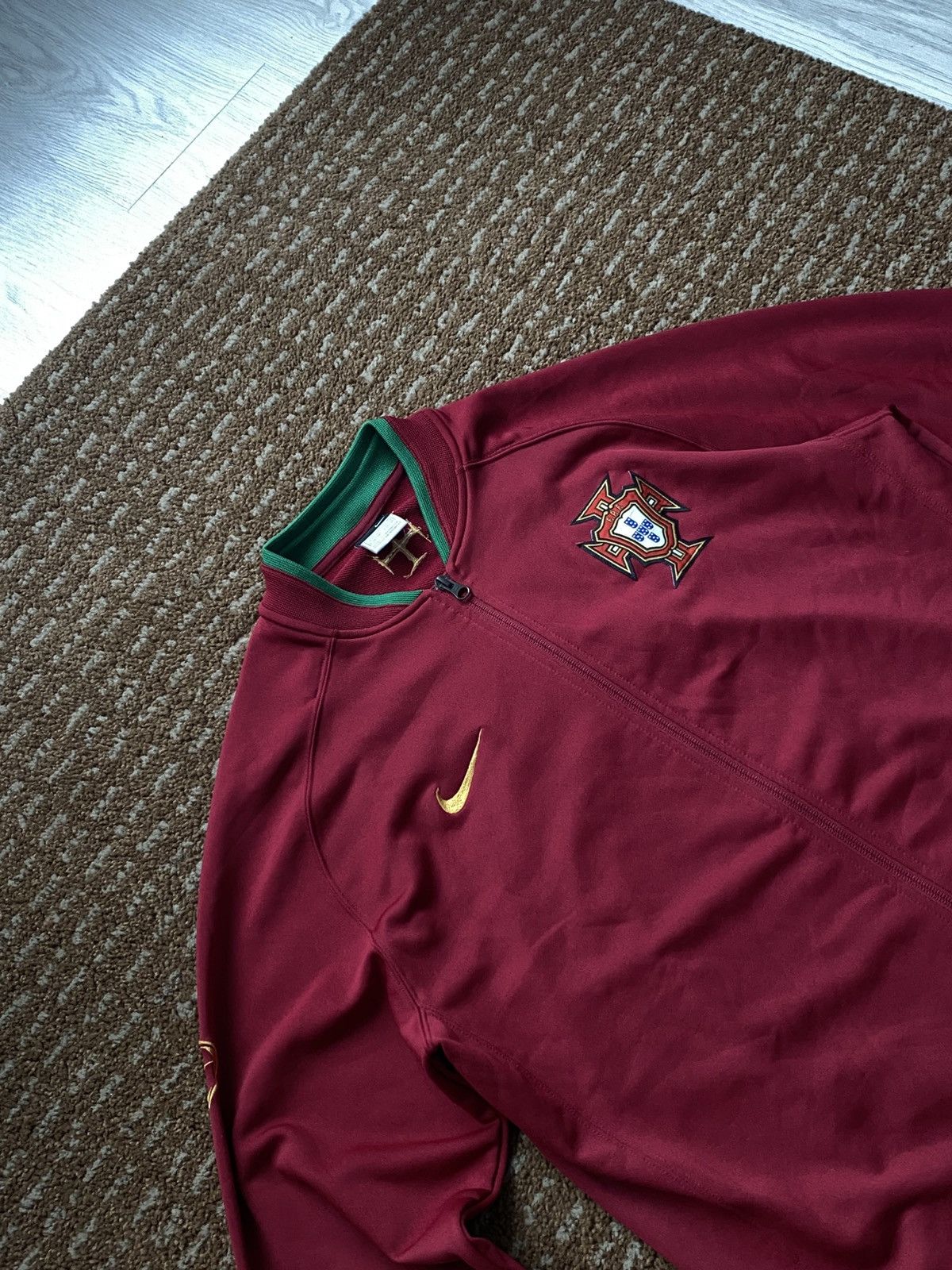 Nike Vintage Nike Portugal Track Jacket Ronaldo Size US XL / EU 56 / 4 - 2 Thumbnail