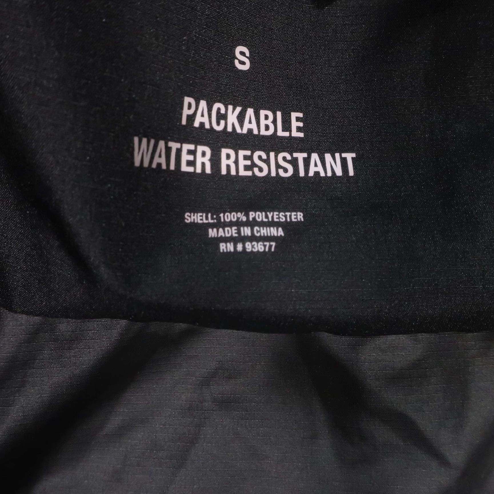 Vintage St Johns Bay Windbreaker Jacket Women S Packable Water Resistant Hood Coat Bag Black Solid Long Sleeve Mid-Length Size S / US 4 / IT 40 - 3 Thumbnail
