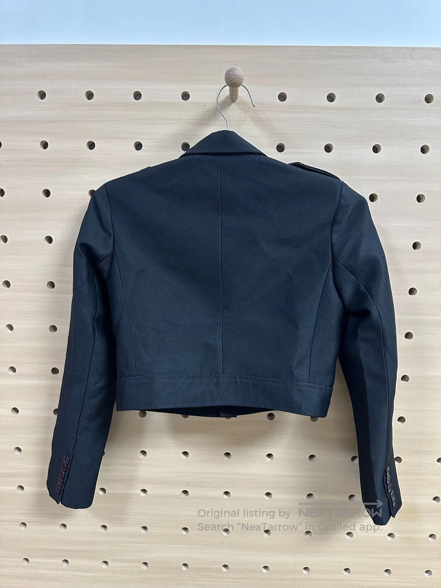 Saint Laurent Paris Black Saint Laurent Short Blazer Jacket. Size S / US 4 / IT 40 - 2 Thumbnail