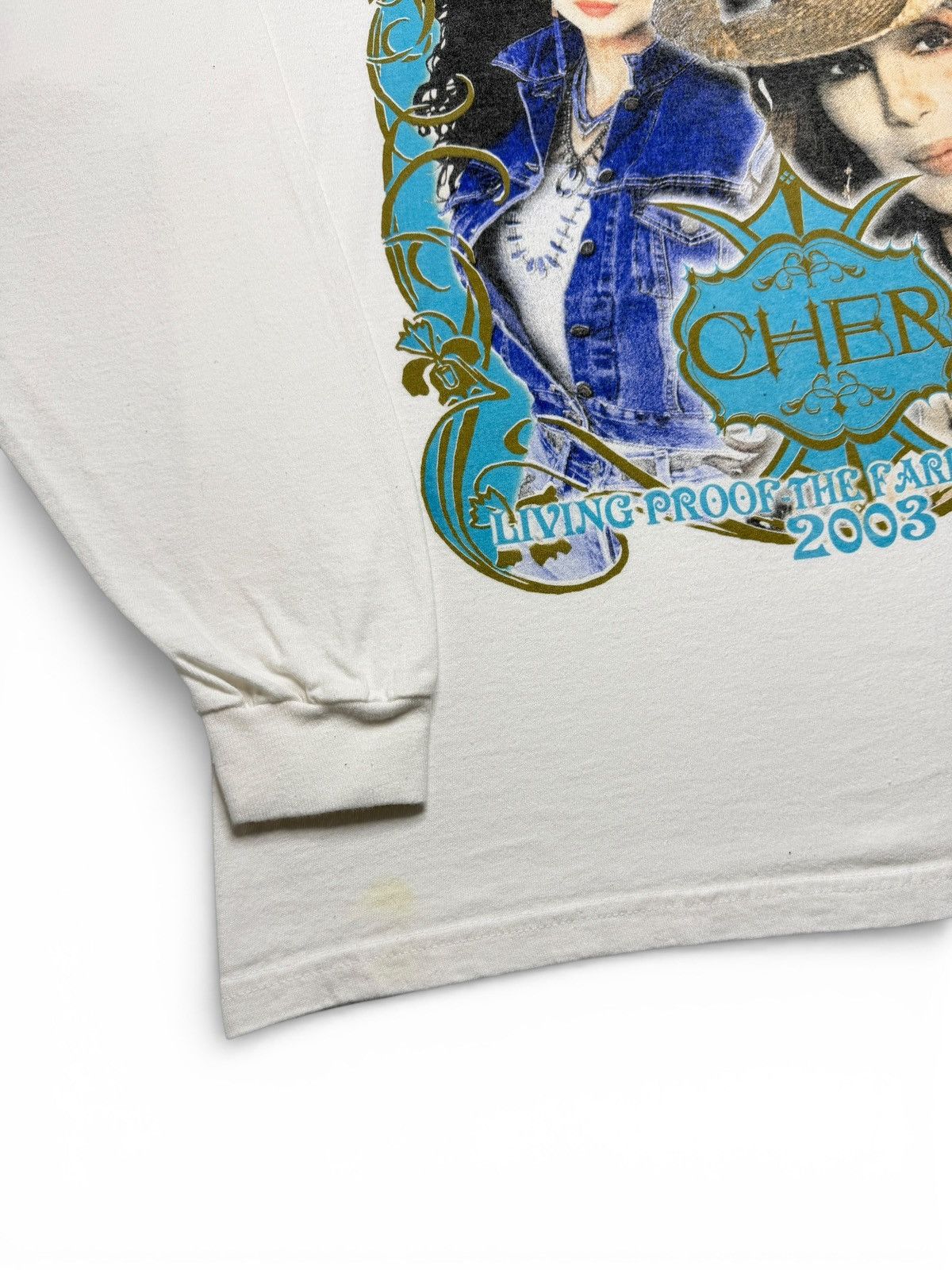 Band Tees Vintage 2003 Cher Living Proof Farewell Tour Tee Size US XL / EU 56 / 4 - 2 Thumbnail