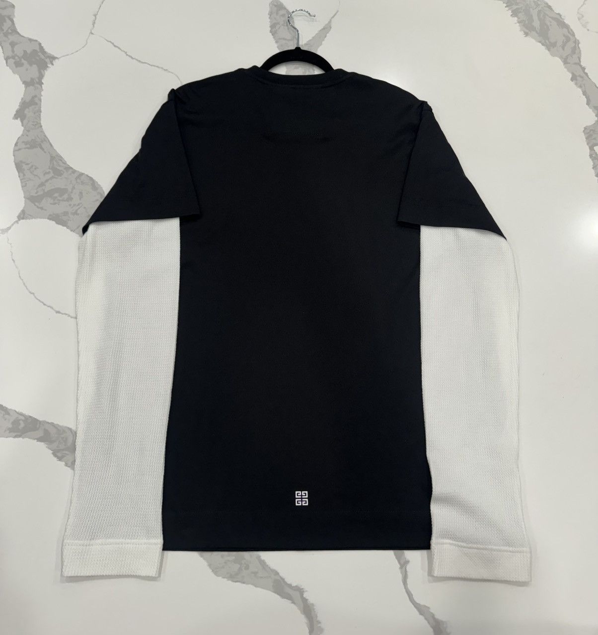 Givenchy Givenchy Black Layered Long Sleeve T-Shirt Size US M / EU 48-50 / 2 - 2 Thumbnail
