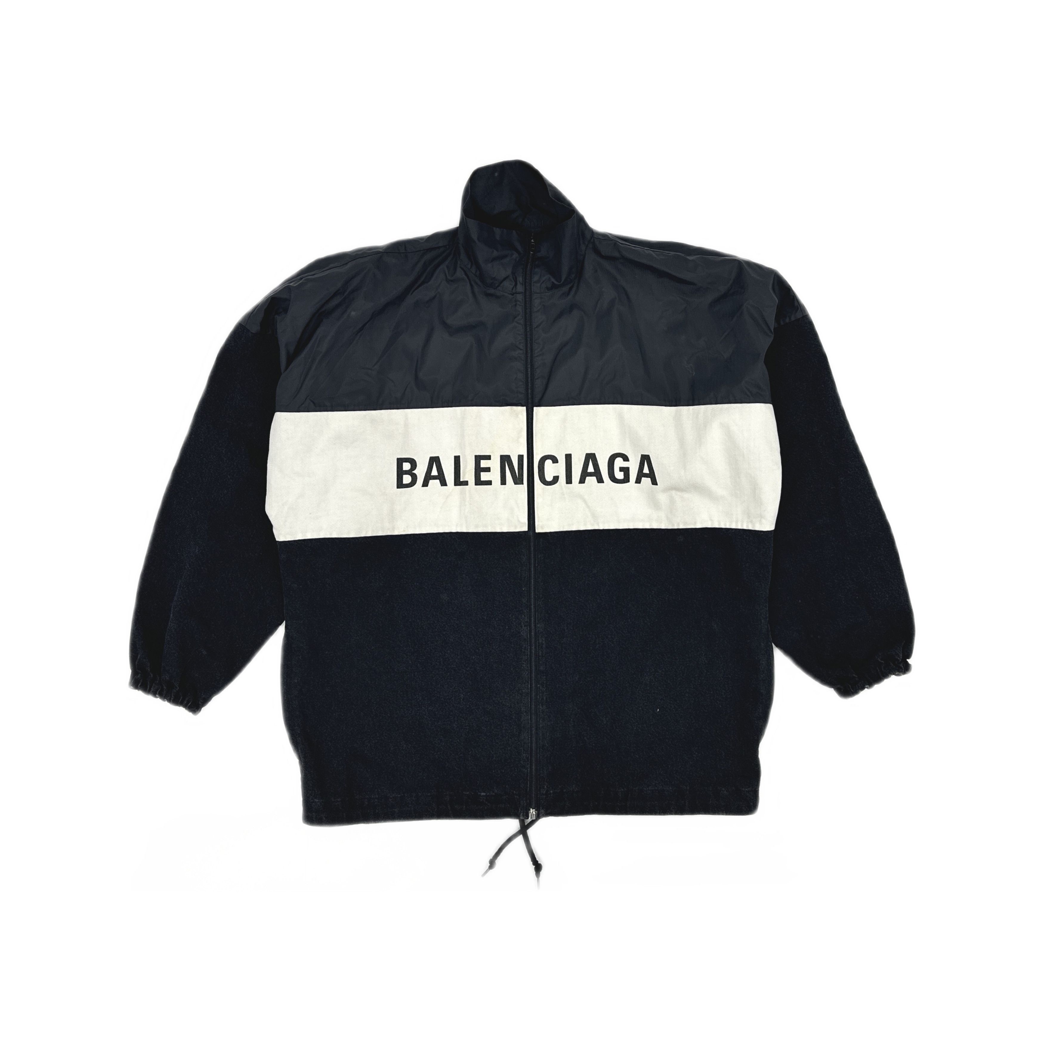 Balenciaga Balenciaga Logo Zip-Up Jacket Size 34 Size XS / US 0-2 / IT 36-38 - 1 Thumbnail