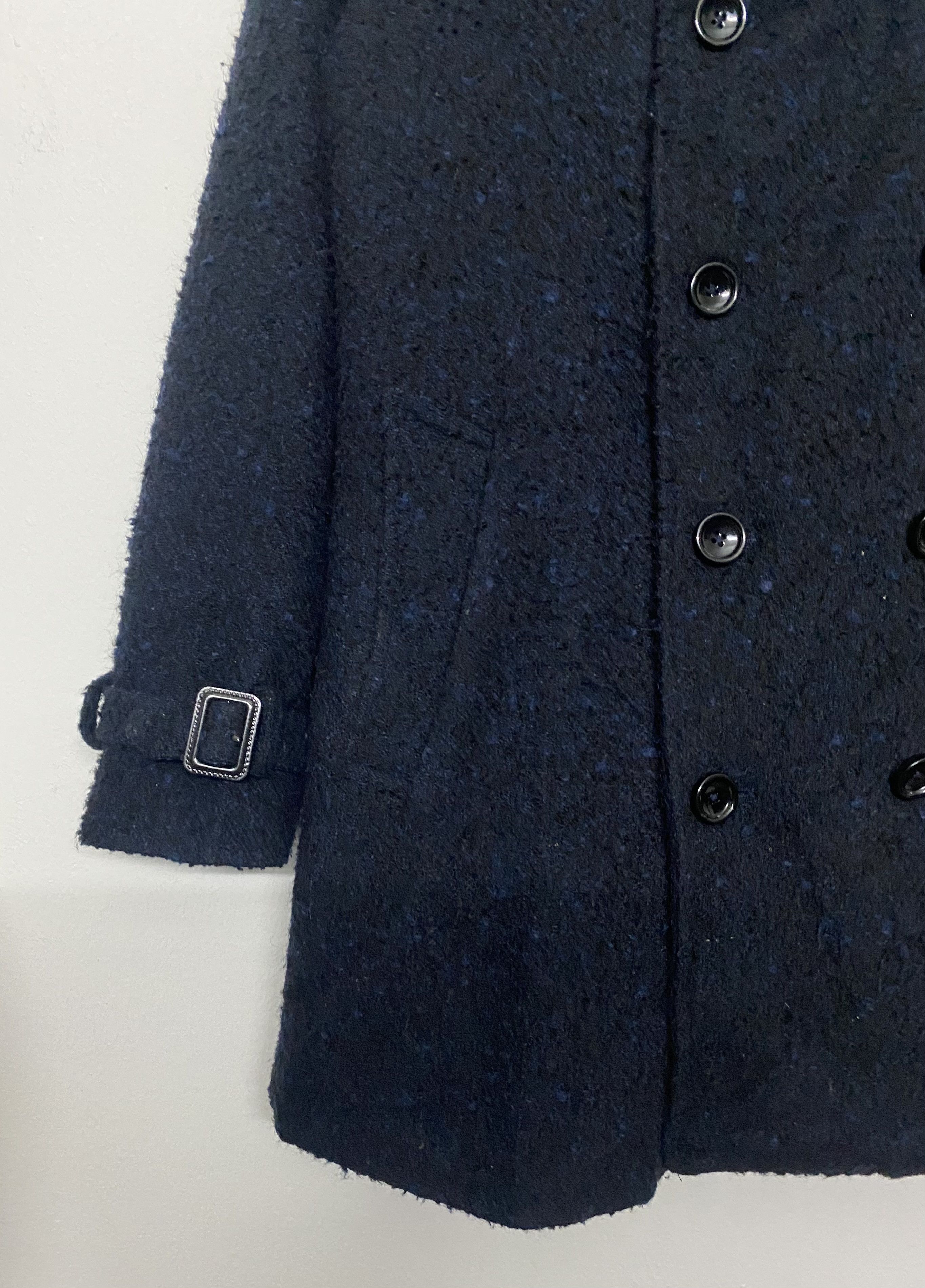 semanticdesign Semantic Design Shaggy Wool Texture Trench Coat / Overcoat Size US L / EU 52-54 / 3 - 8 Thumbnail