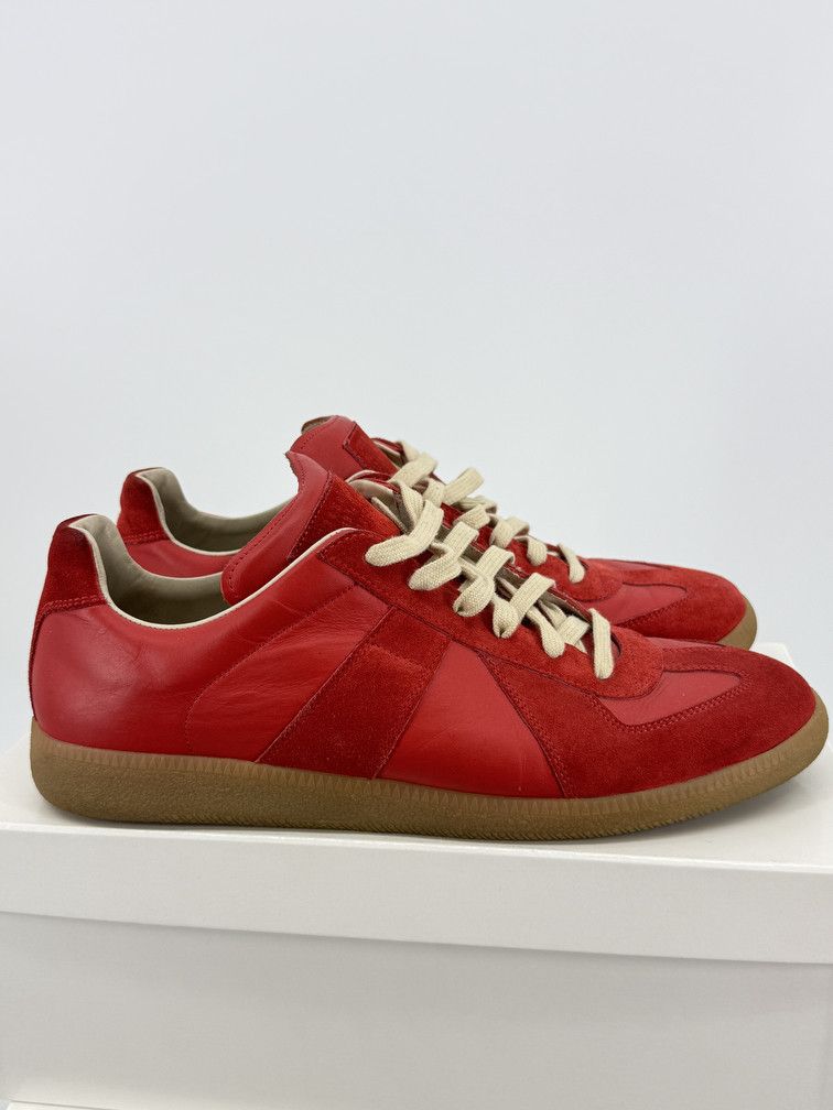 Maison Margiela GAT Low Red Size US 12 / EU 45 - 1 Thumbnail