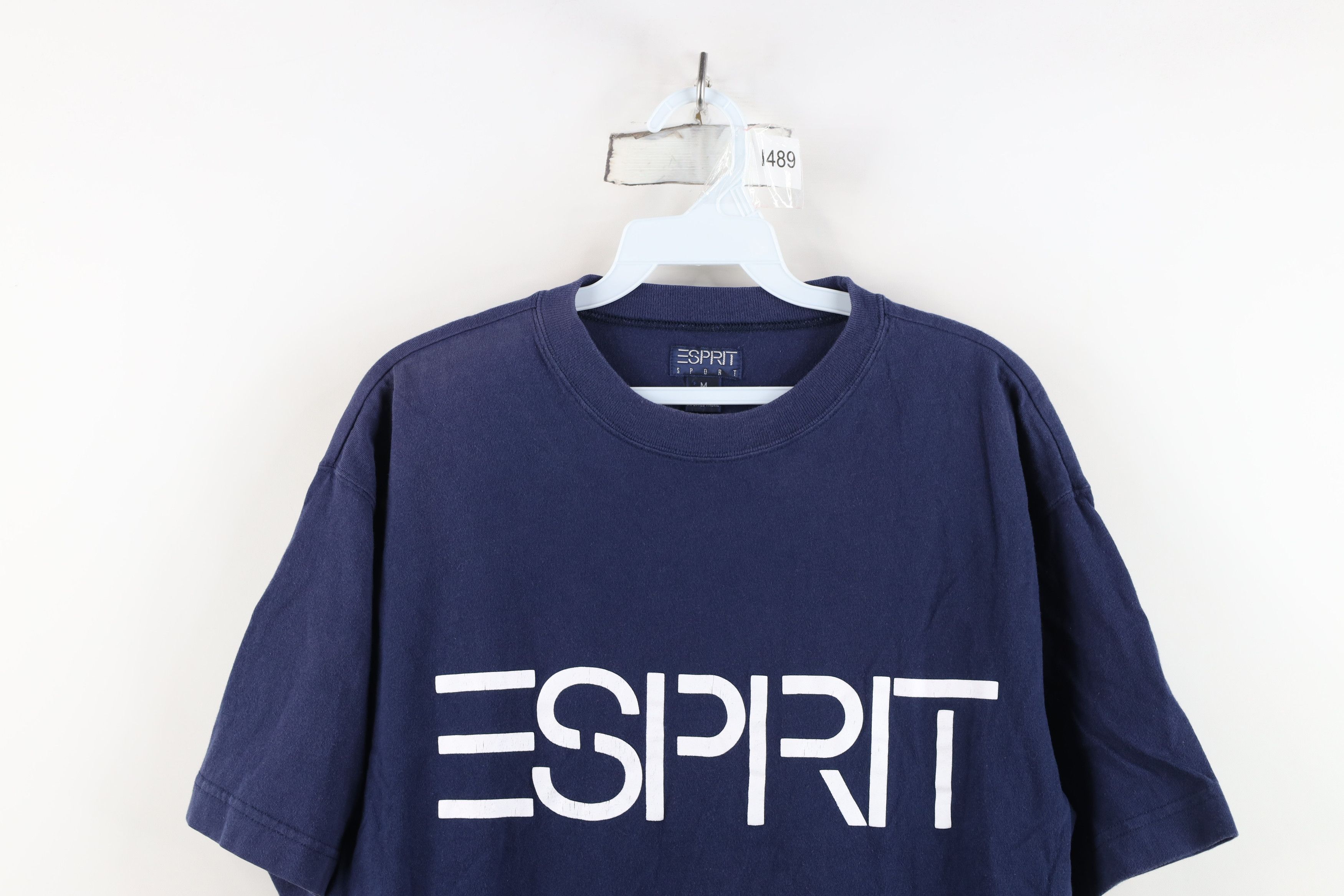 Esprit Vintage 90s Esprit Sun Faded Short Sleeve T-Shirt Blue USA Size US M / EU 48-50 / 2 - 2 Thumbnail