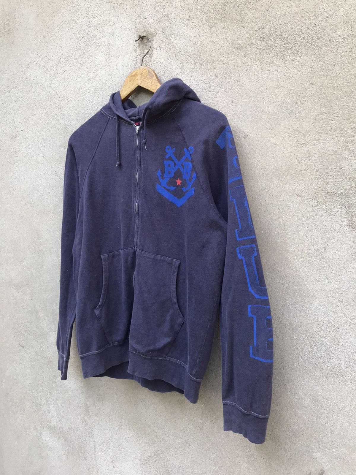 Blue Blue Japan VINTAGE BLUE BLUE JAPAN INDIGO INSPIRED KAPITAL HOODIE Size US S / EU 44-46 / 1 - 2 Thumbnail