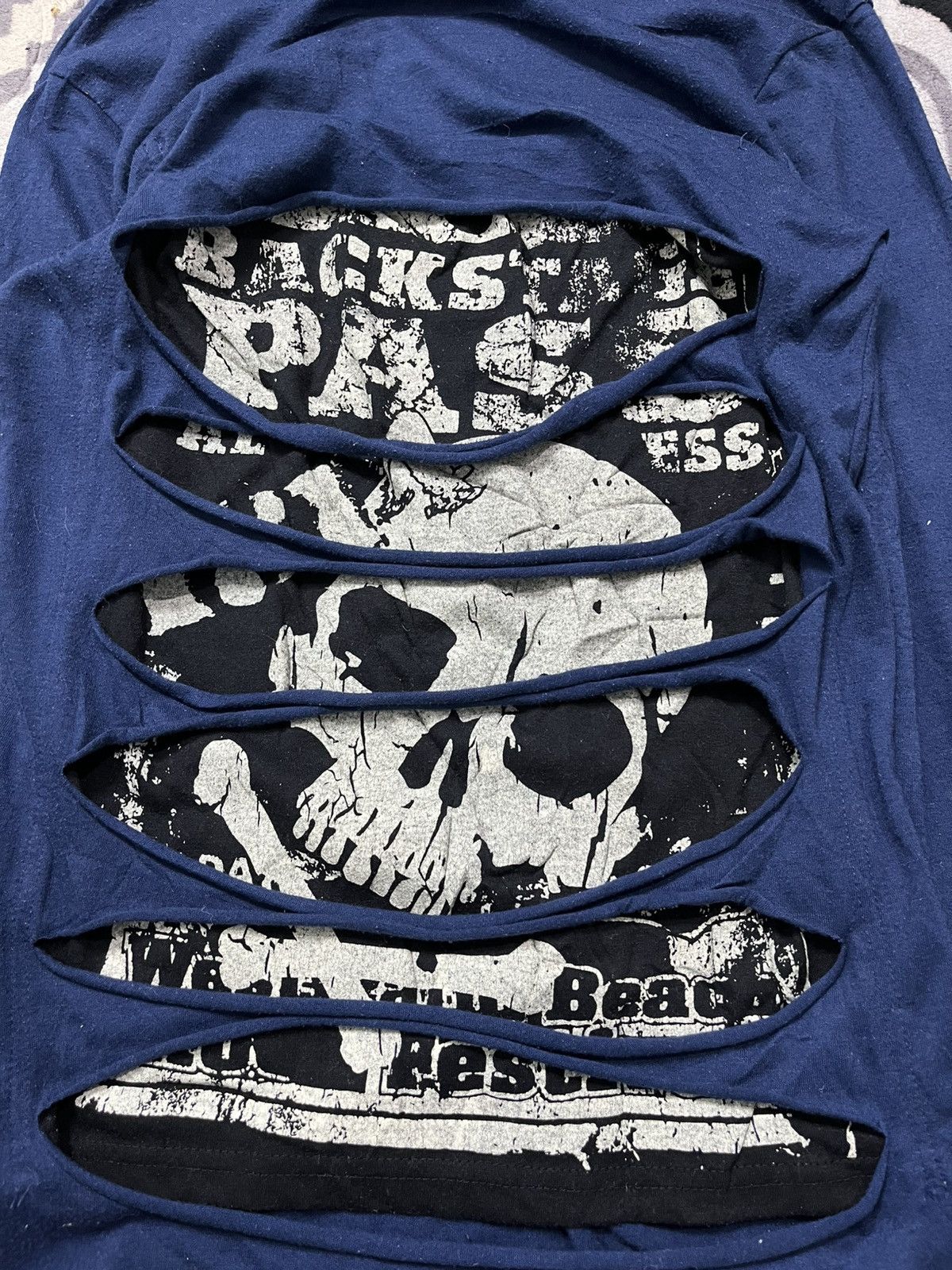 Le Grande Bleu (L.G.B.) Lead distressed skull poem tshirt Size US M / EU 48-50 / 2 - 4 Thumbnail