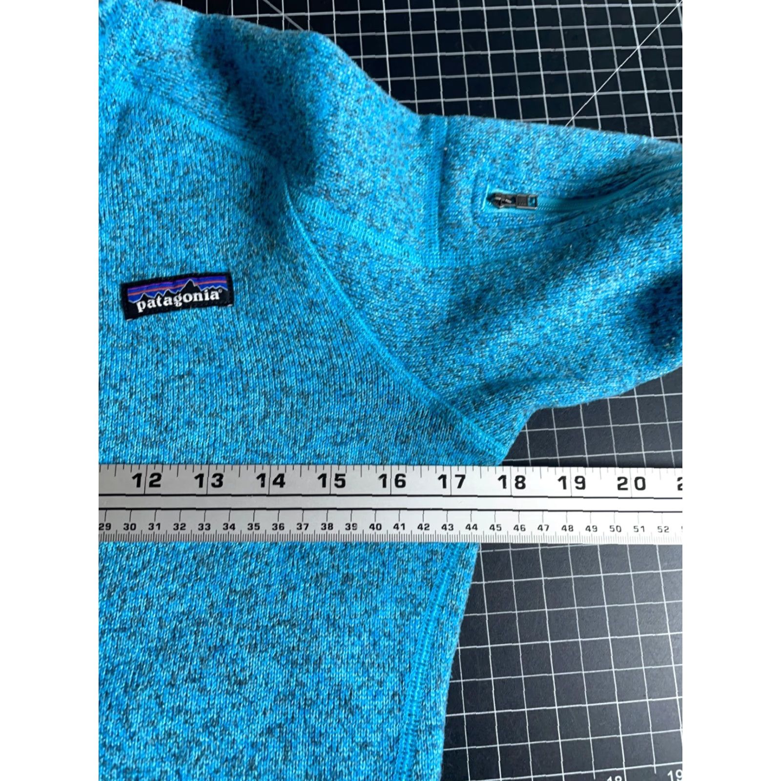 Patagonia Patagonia Better Sweater Women's Small Marled Blue 1/4 Zip Fleece Pullover Jacket, Blue, 1/4 Zip, Regular Fit, Fall/ Winter, Hooded? Size S / US 4 / IT 40 - 5 Thumbnail