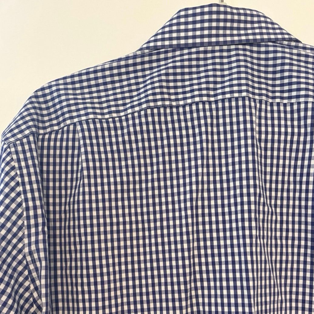 J.Crew NWOT J.Crew Slim Cotton Poplin Gingham Shirt Blue Size L Size US L / EU 52-54 / 3 - 7 Thumbnail