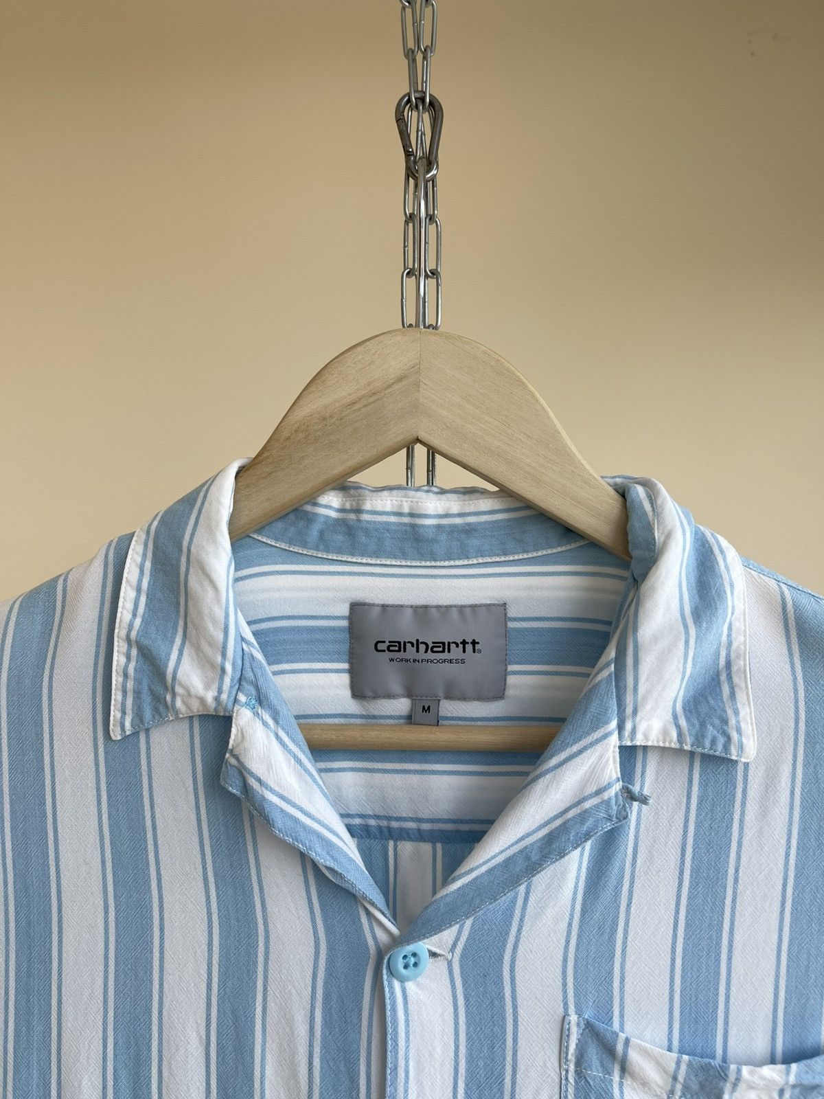 Carhartt Wip Carhartt WIP Viscose Striped Short Sleeve Esper Shirt 2019 Size US M / EU 48-50 / 2 - 8 Thumbnail
