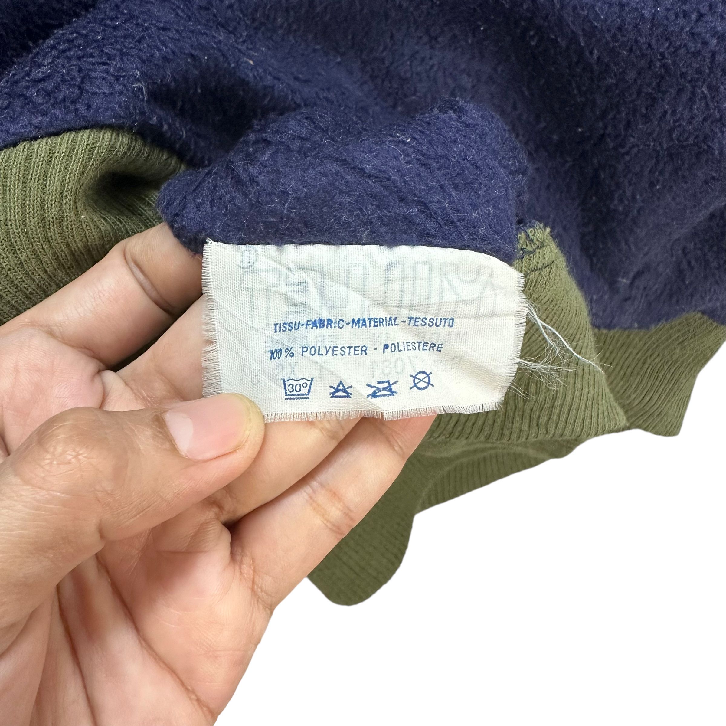 Japanese Brand MILLET NICE DESIGN FLEECE #8059-199 Size US S / EU 44-46 / 1 - 9 Thumbnail
