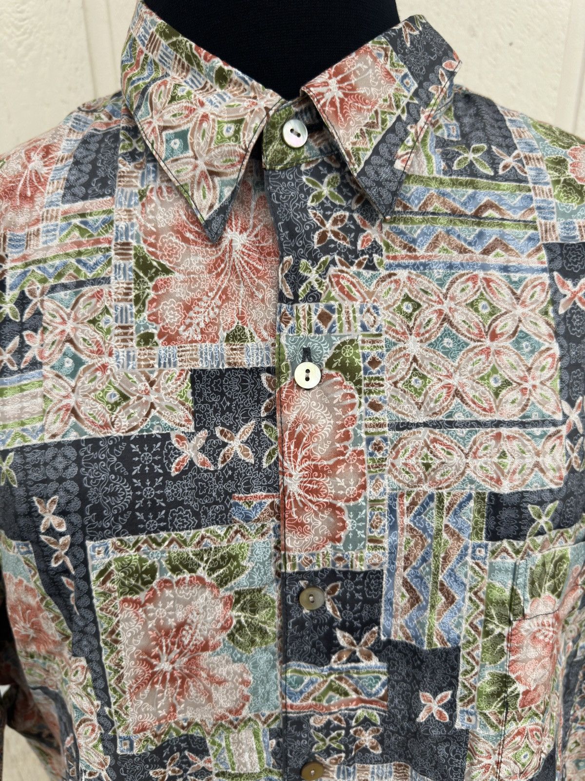 Tori Richard PreOwned Tori Richard Hawaiian Print Multicolored Men's 3XB Size US XXL / EU 58 / 5 - 3 Thumbnail