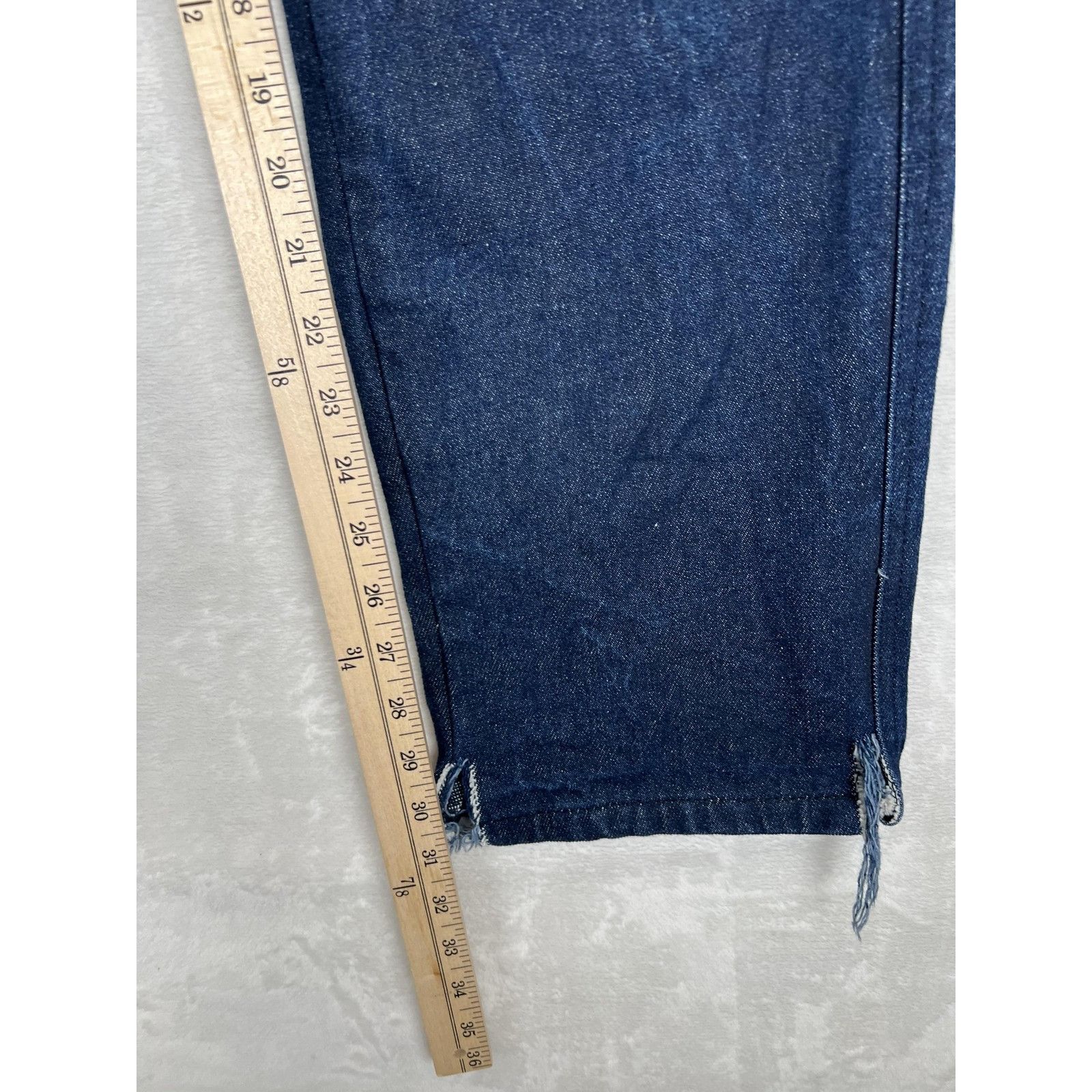 Other Vintage County FB Jeans Mens 30x32 Blue Denim Pants Slash Po Size US 30 / EU 46 - 4 Thumbnail