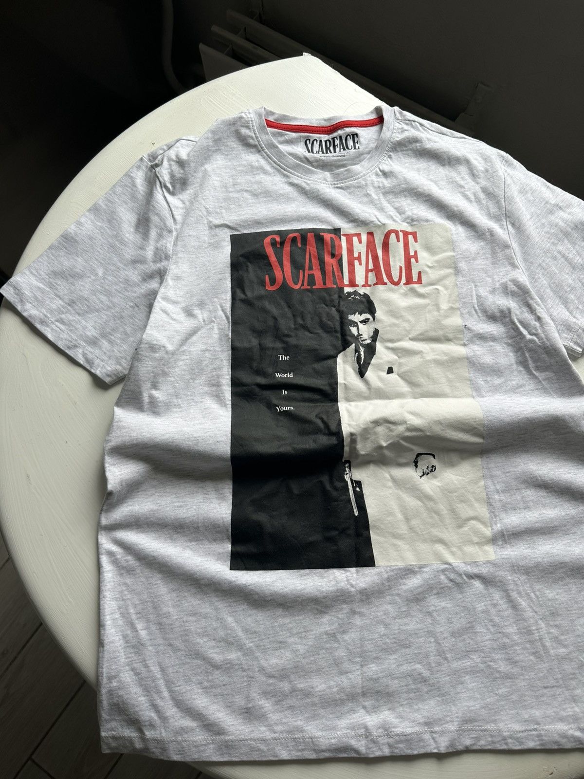 Vintage Scarface Tee Tony Montana Big Logo Size US L / EU 52-54 / 3 - 3 Thumbnail