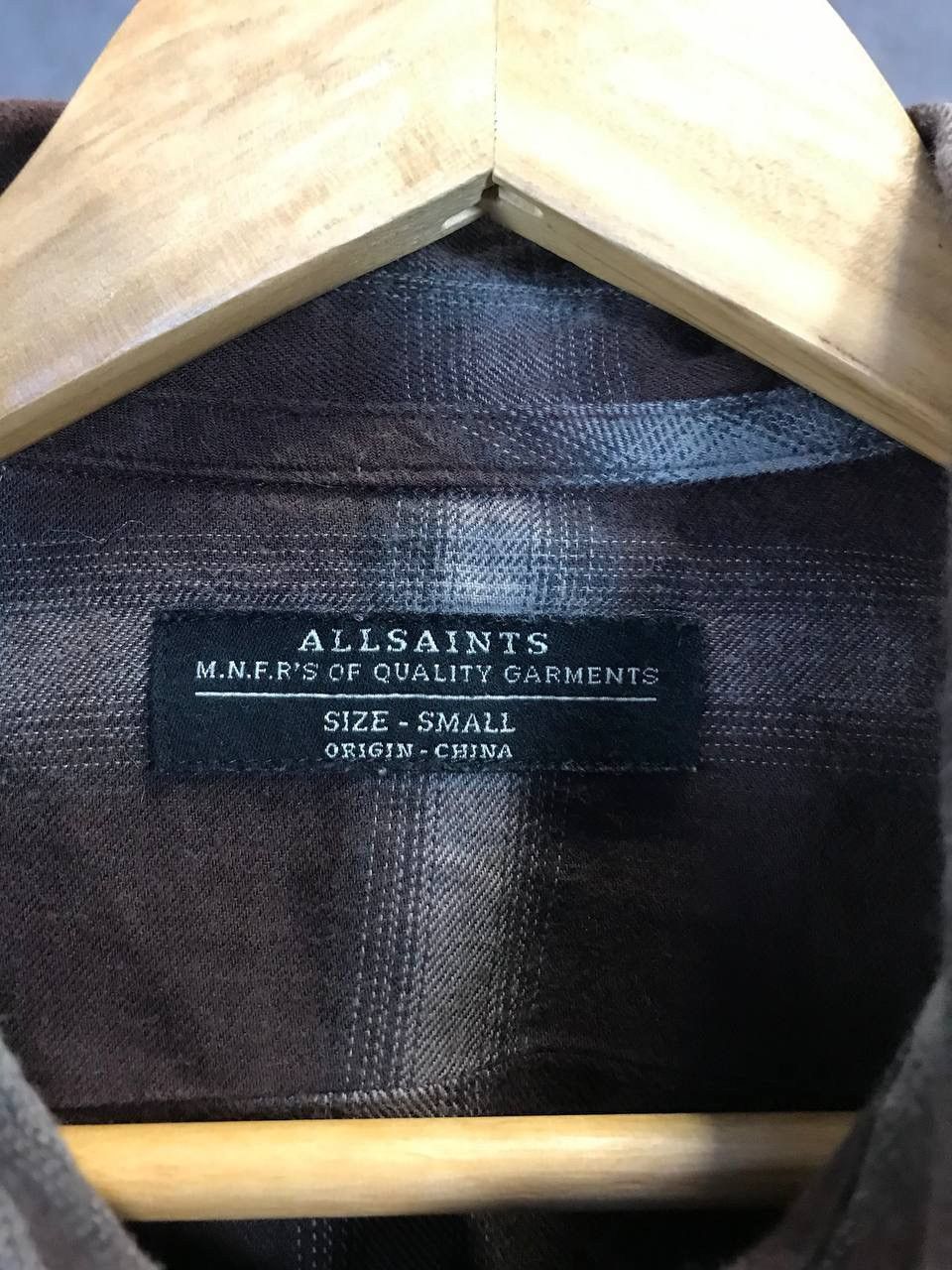 Allsaints Allsaints flannel shirt Size US S / EU 44-46 / 1 - 4 Thumbnail