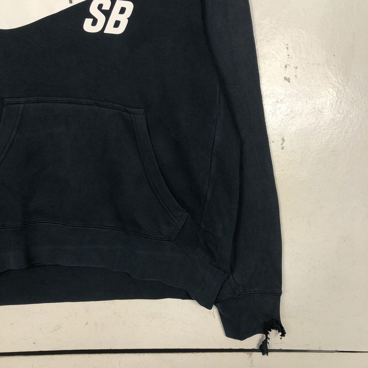 Nike 📌Rich Black Hoodie Pull Over Nike SB Big Swoosh Size US M / EU 48-50 / 2 - 7 Thumbnail