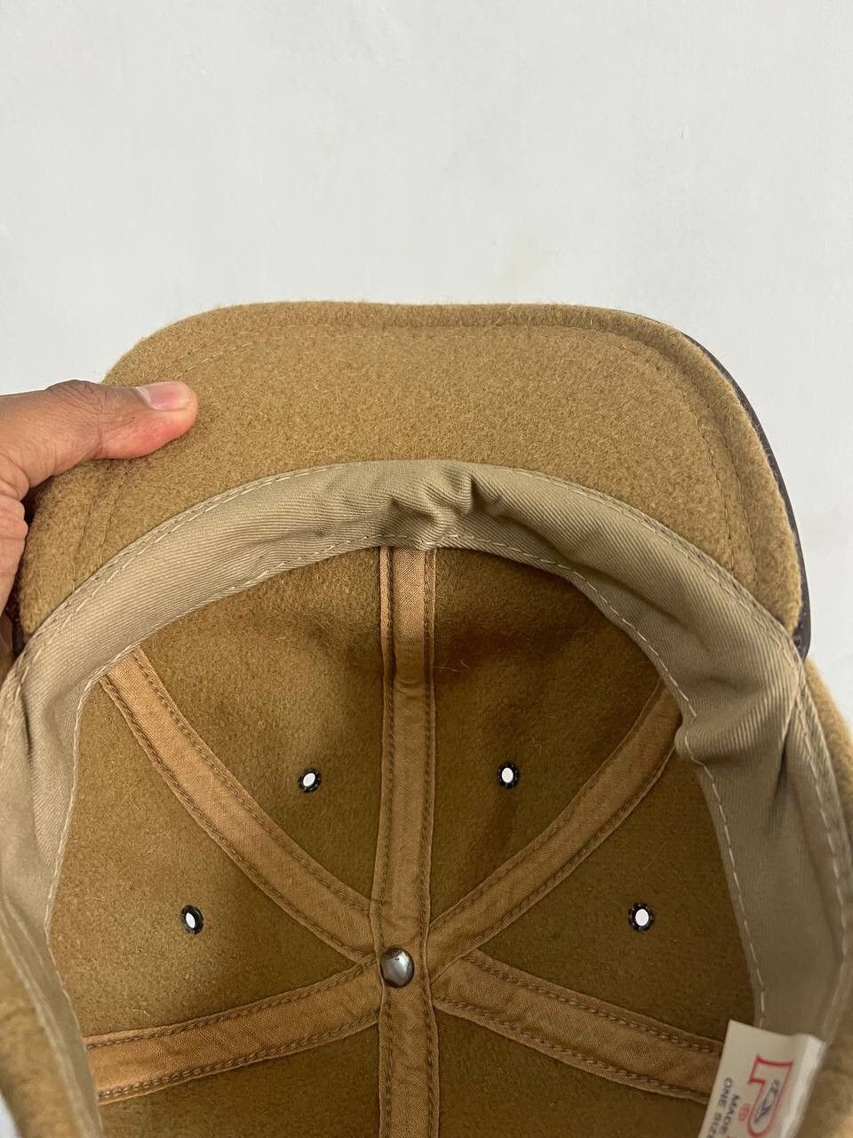 Vintage Vintage Leather Hat Size ONE SIZE - 9 Thumbnail