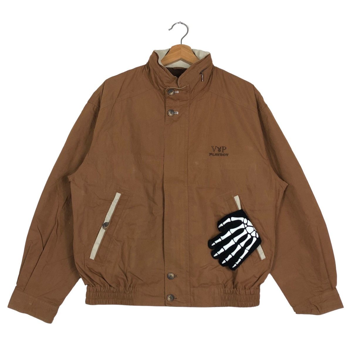 Japanese Brand 🔥90’s VINTGE RIOT RIOT BOMBER JACKET PLAYBOY JAPAN Size US L / EU 52-54 / 3 - 2 Thumbnail