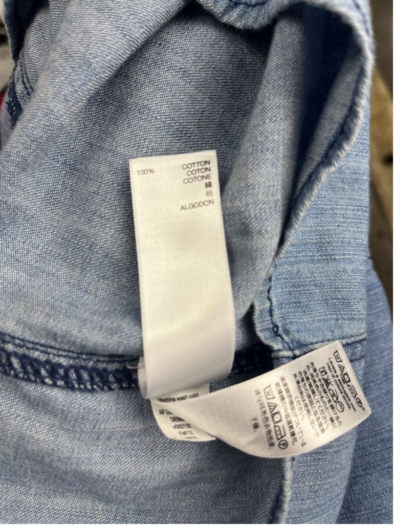 Gap GAP Denim Shirt Dress –L – Button Front Pocket – 100% Cotton Size L / US 10 / IT 46 - 10 Thumbnail