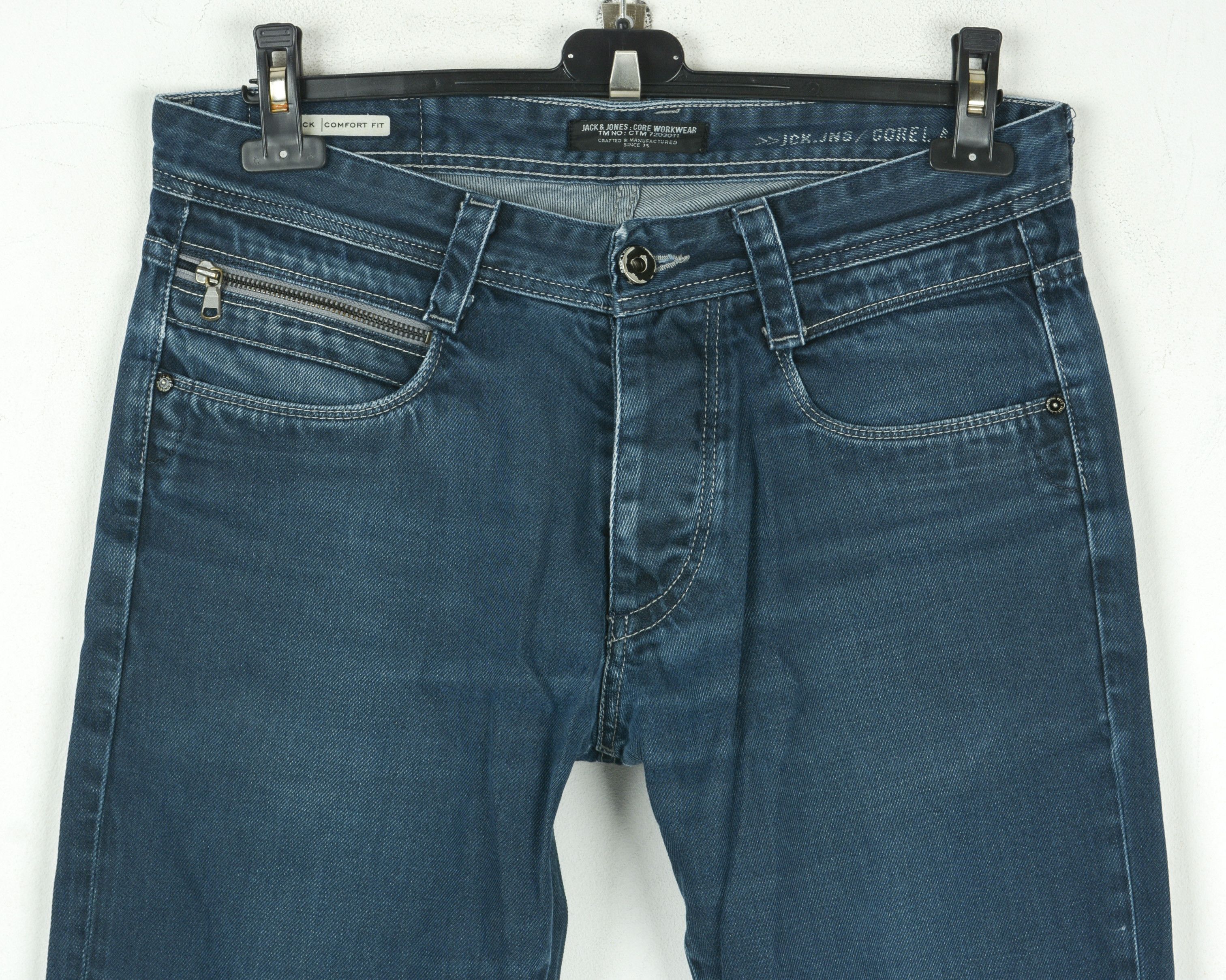 Jack & Jones Core Rick W33 L36 Comfort Straight Jeans Denim Pants Size US 33 - 2 Thumbnail