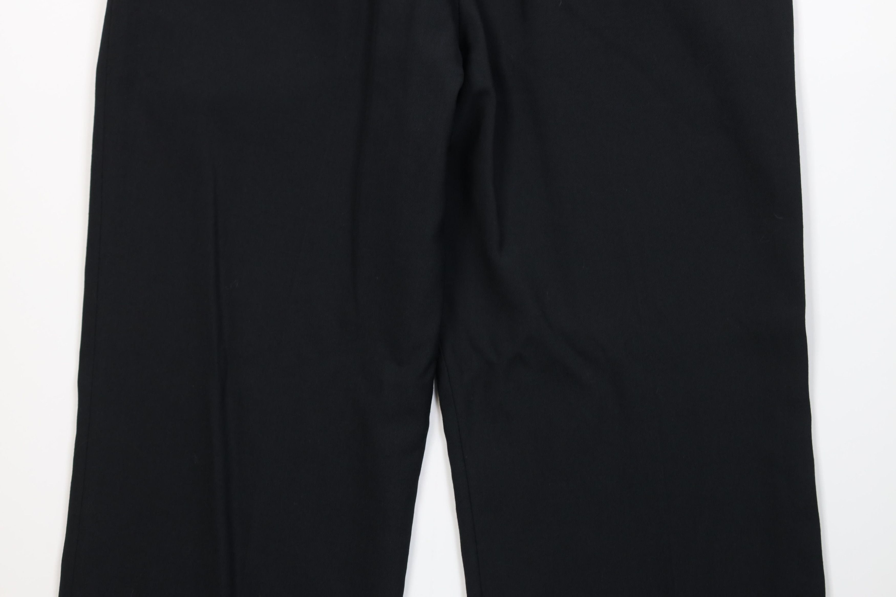 Vintage Vintage 90s Streetwear Blend Knit Wide Leg Chino Pants Black Size US 32 / EU 48 - 10 Thumbnail