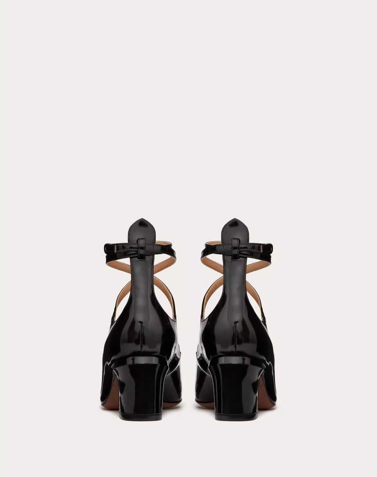 Valentino o1s1wg110426 Tan-Go Patent Leather 70mm Pumps in Black Size US 11 / IT 41 - 3 Thumbnail